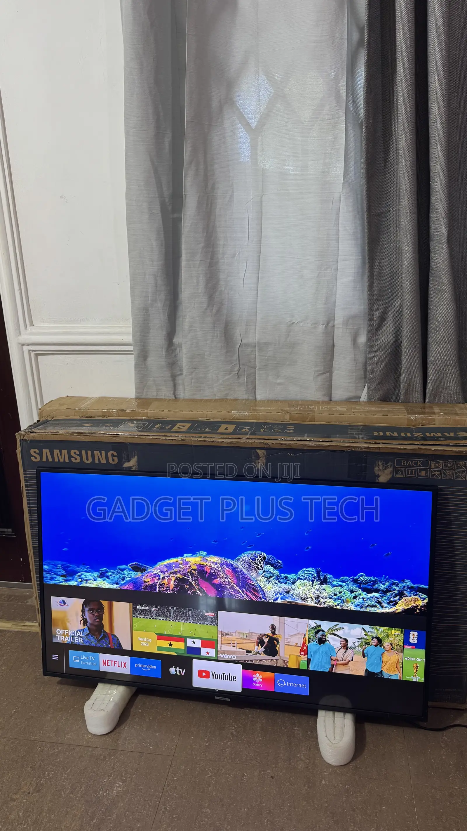 Home Used 50” Samsung Uhd Smart Tv (Free Delivery)