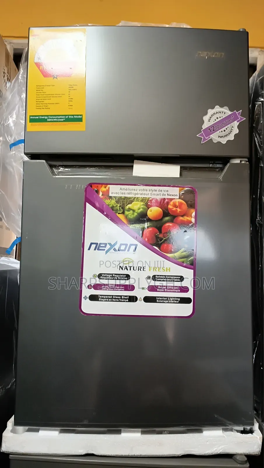 Nexon 86l Double Door Table Top Refrigerator (Nfr-115dt-I)