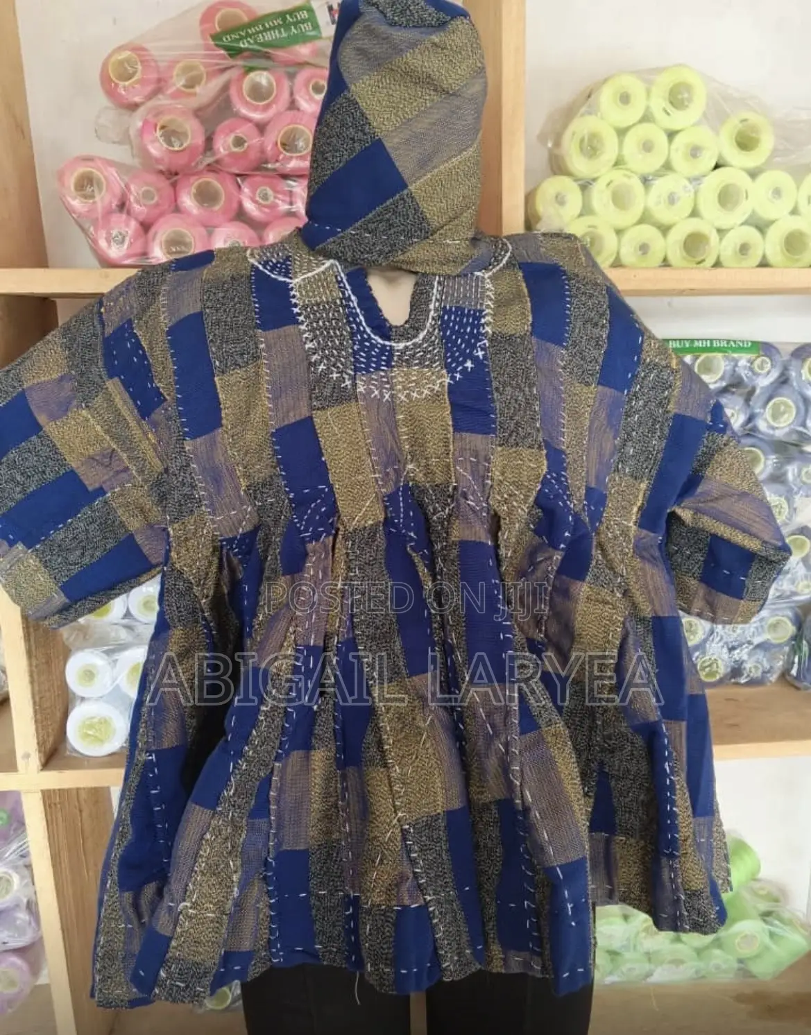 Quality Men’S Smock With Cap