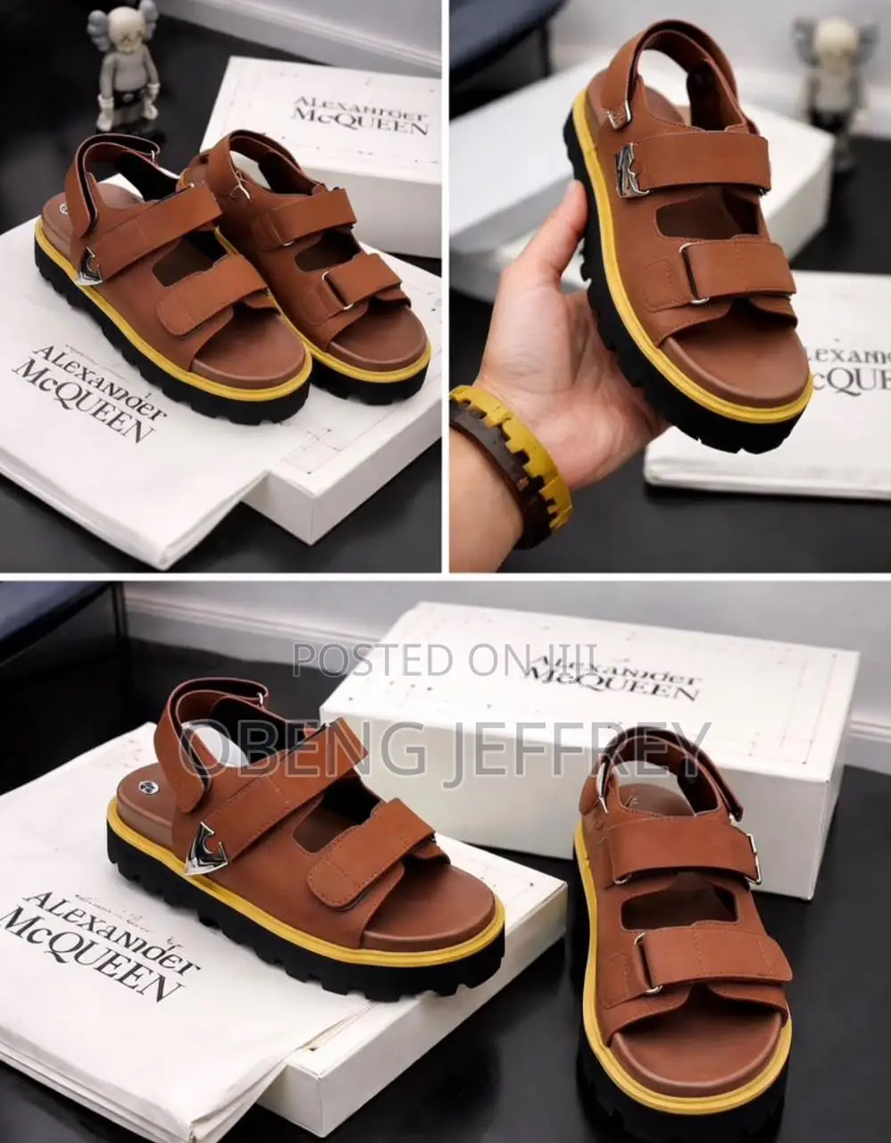 Original Alexander McQueen Sandals Brown