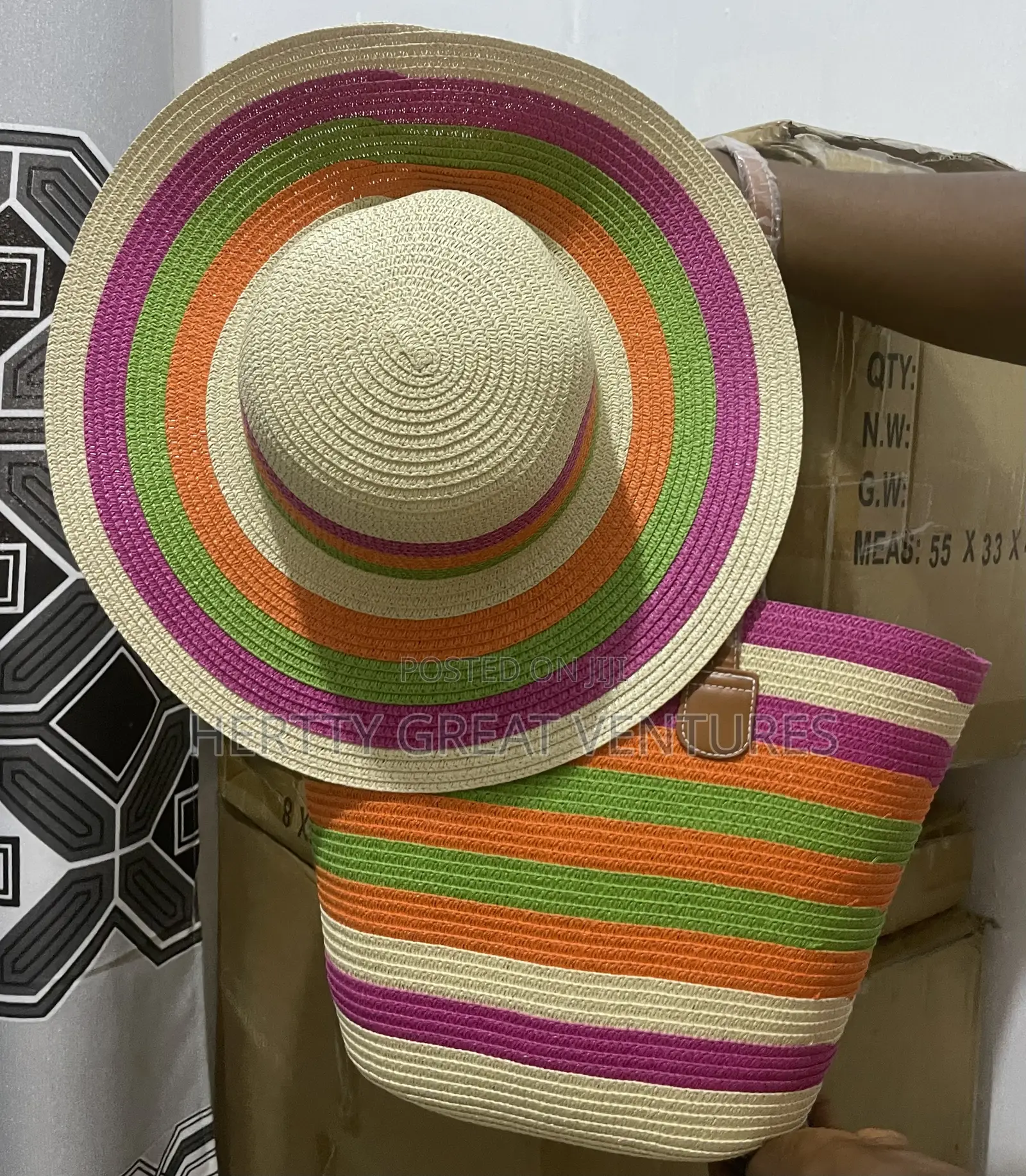 Beach Bag + Hat