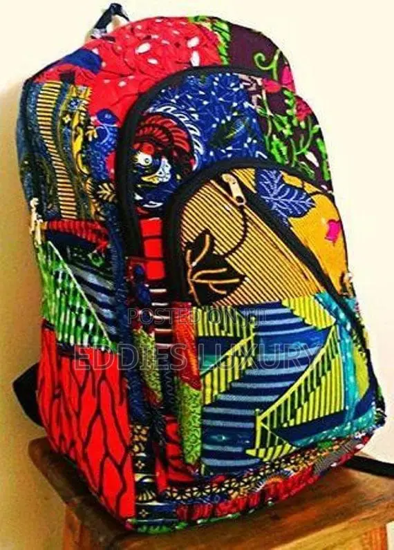 Exceptional African Print Back Pack