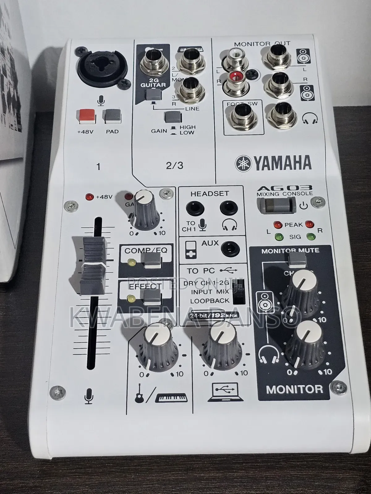 Yamaha Ag03 Mixing Console