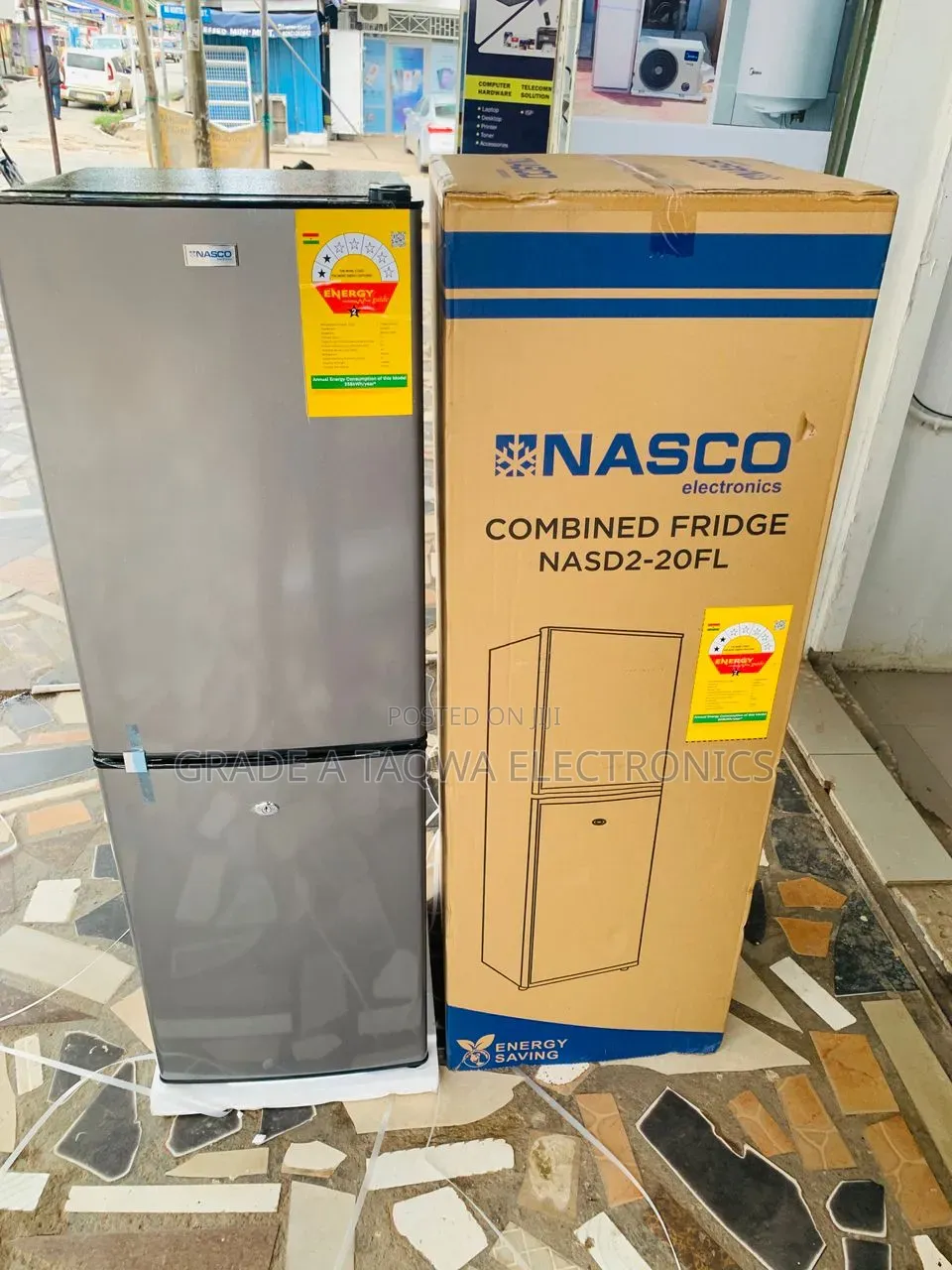 Grab Nasco 158l Bottom Freezer Refrigerator