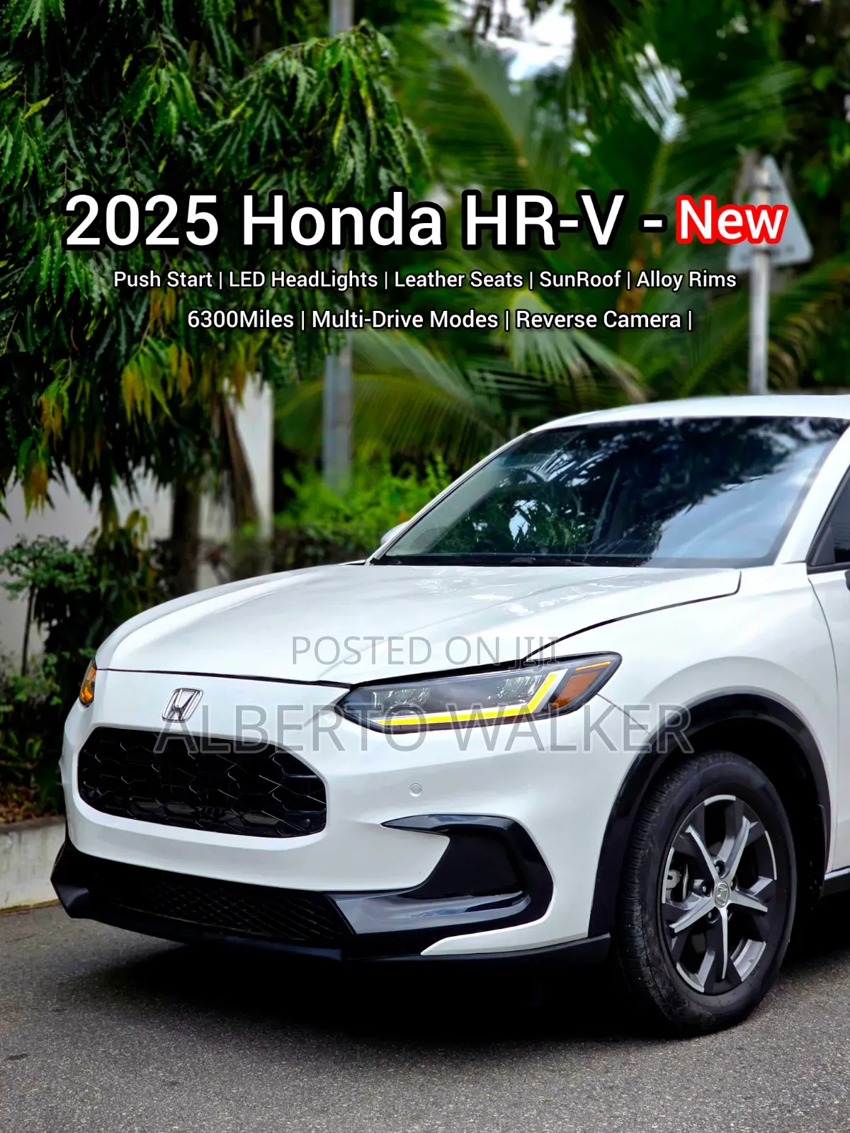 Honda HR-V 2025 White