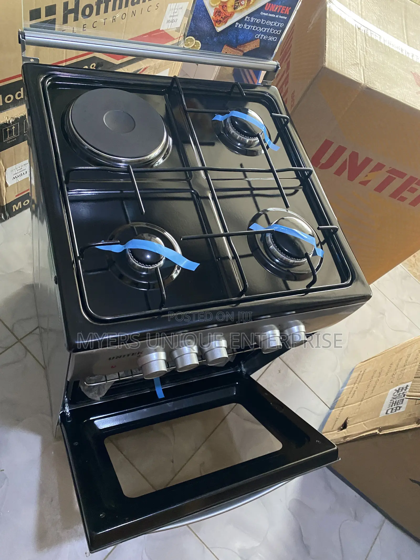 Unitek 3 Gas 1 Electric Cooker-Bake,Roast Etc(Cook All in One)