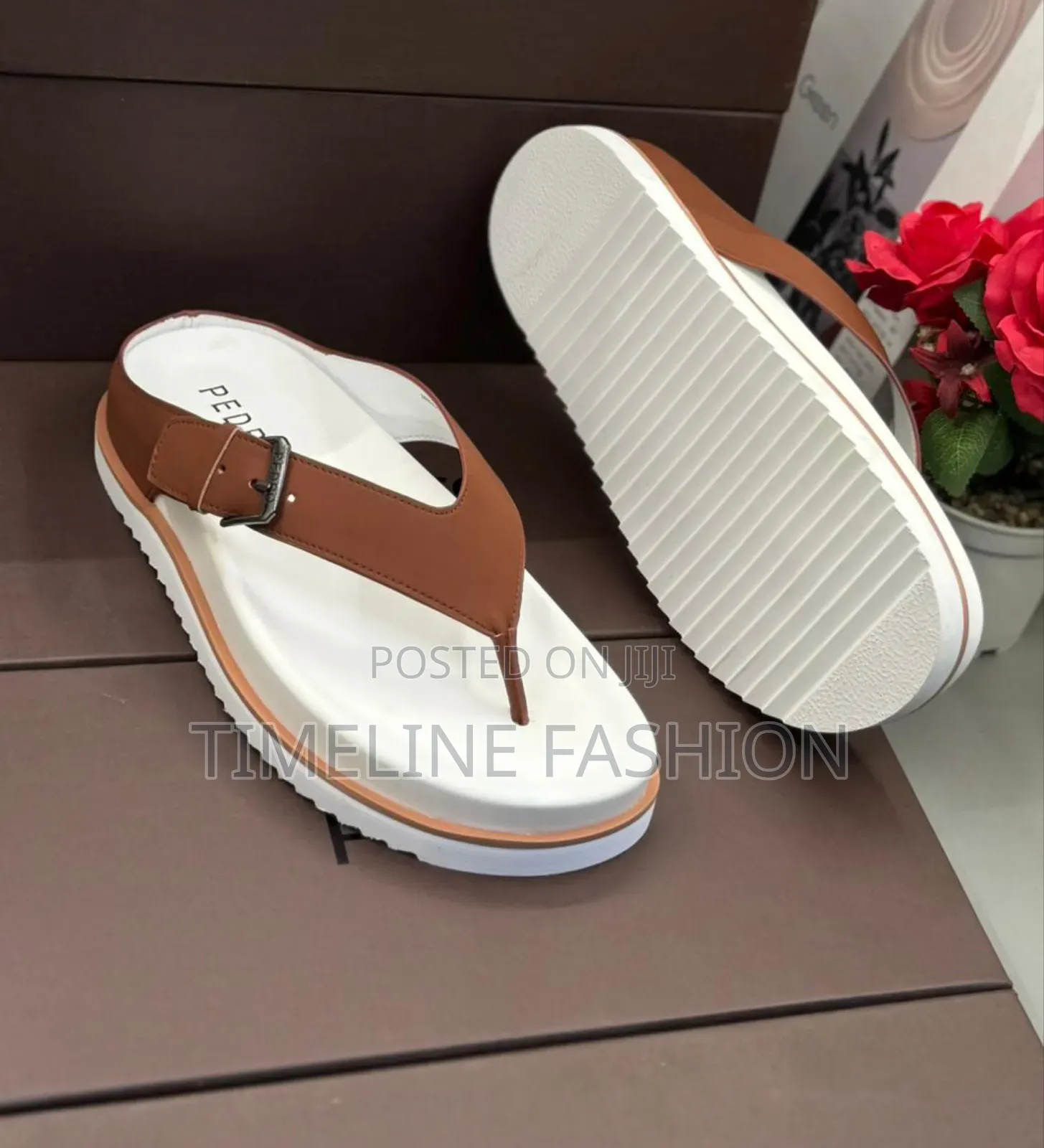 Pedro Classic Men's Durable Leather Slippers