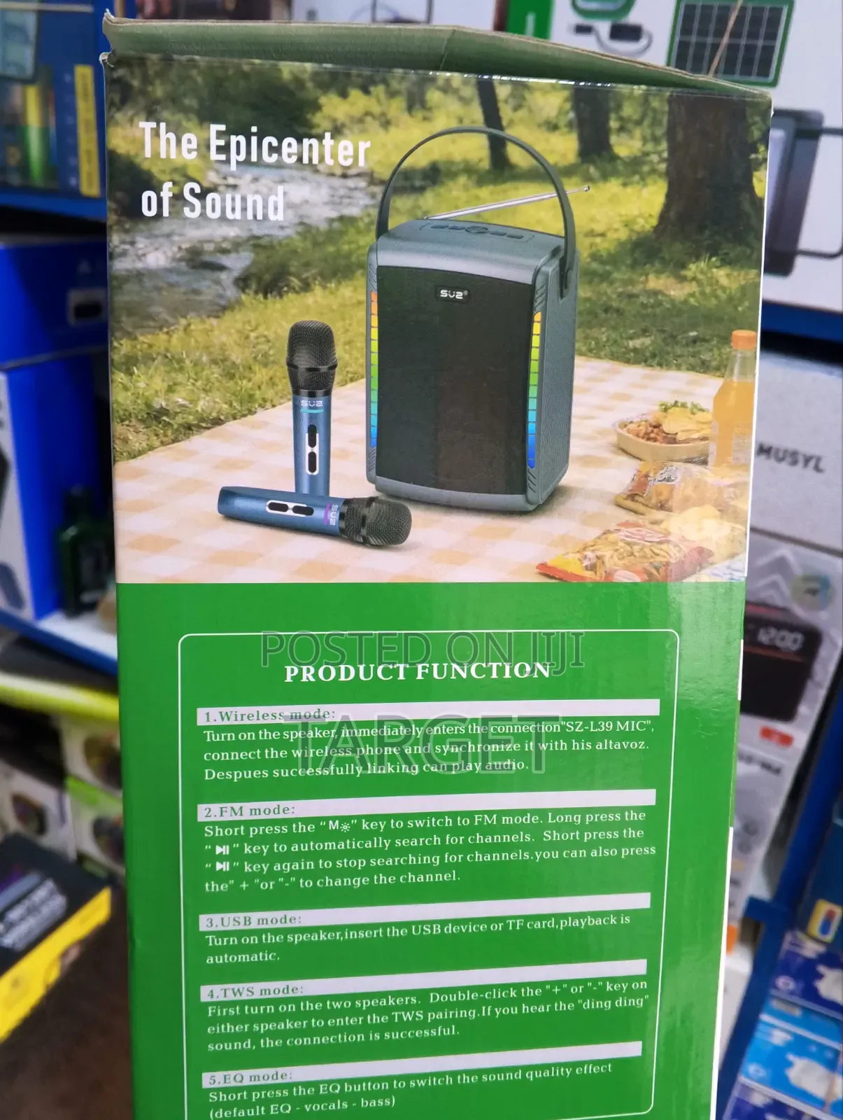 Bluetooth Mp3 Speaker With Double Microphone