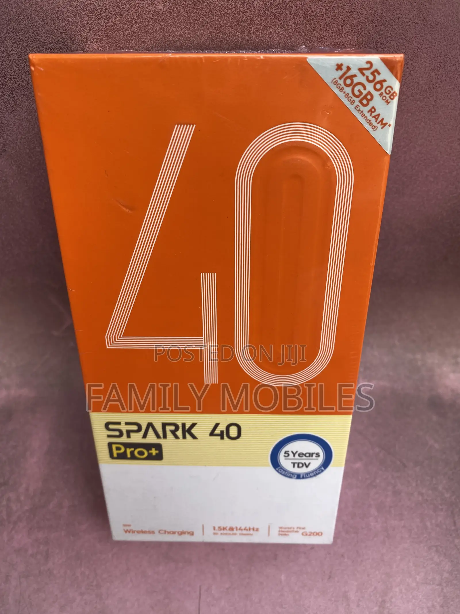 New Tecno Spark 40 Pro+ 256 GB White