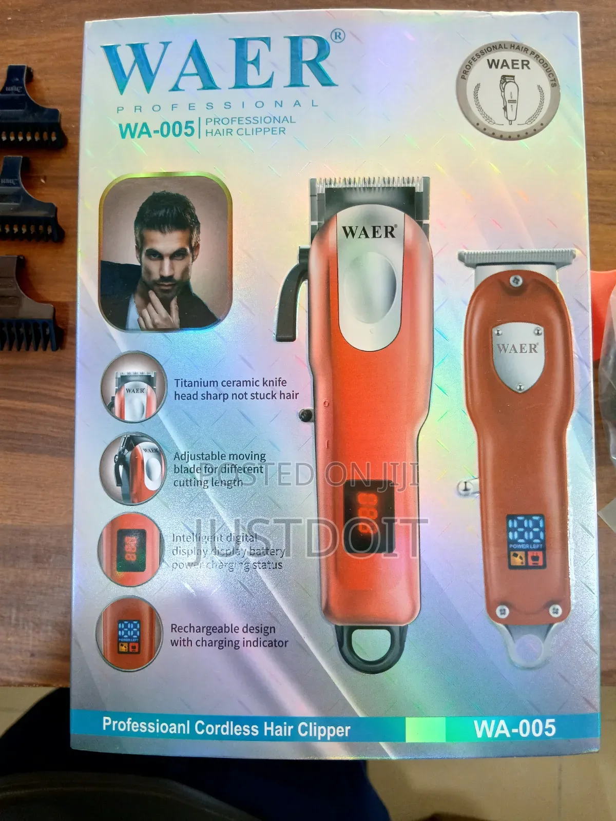 Waer 005 Rechargeable 2 in 1 Hair Clipper