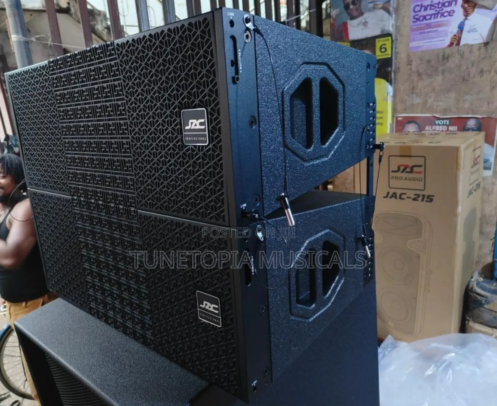 Jac 12inches Pair of Line Array Speakers