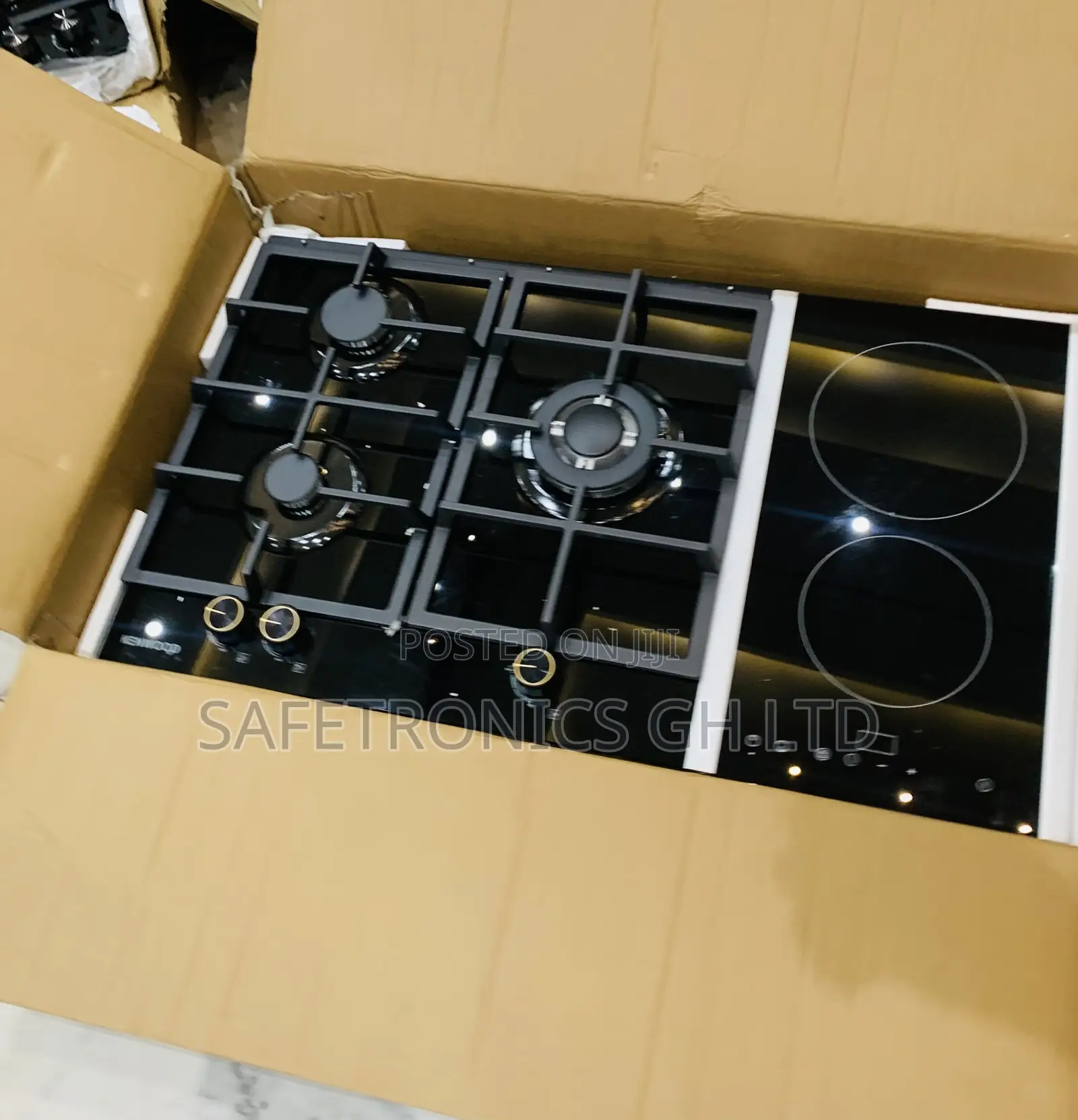 Correct Good Kenwood 3+2 Dual Fuel Built-in Cooker Hob