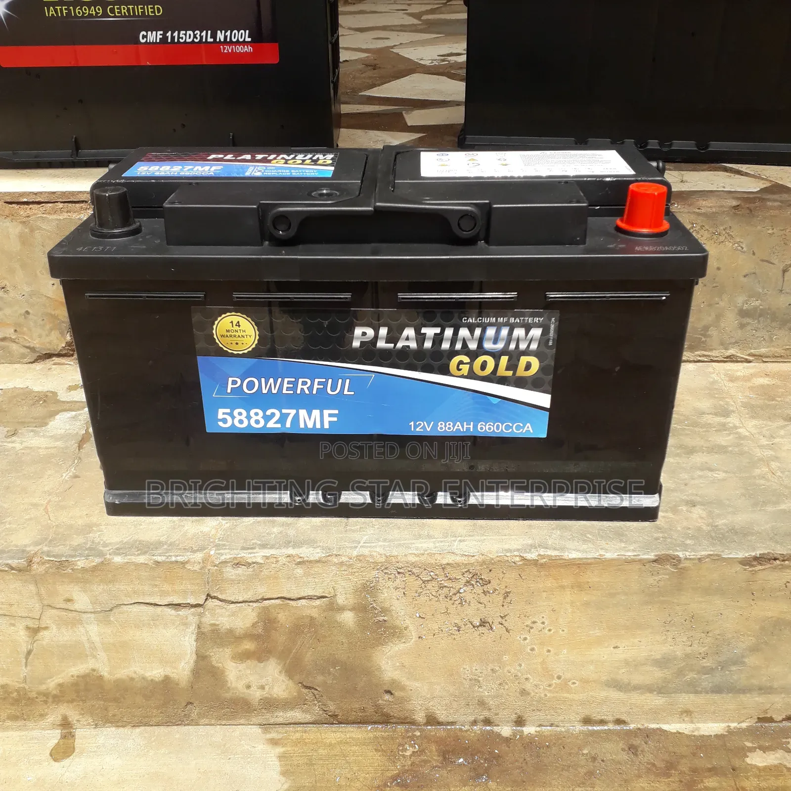 Platinum Gold Car Battery
