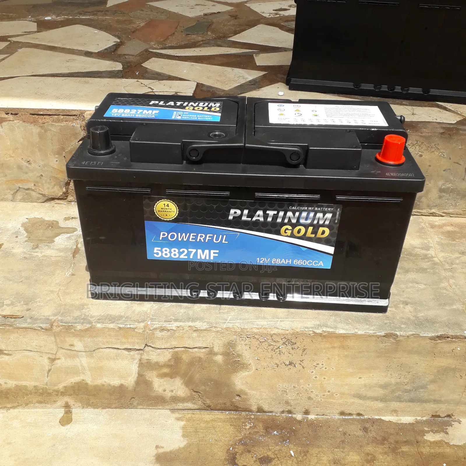 Platinum Gold Car Battery