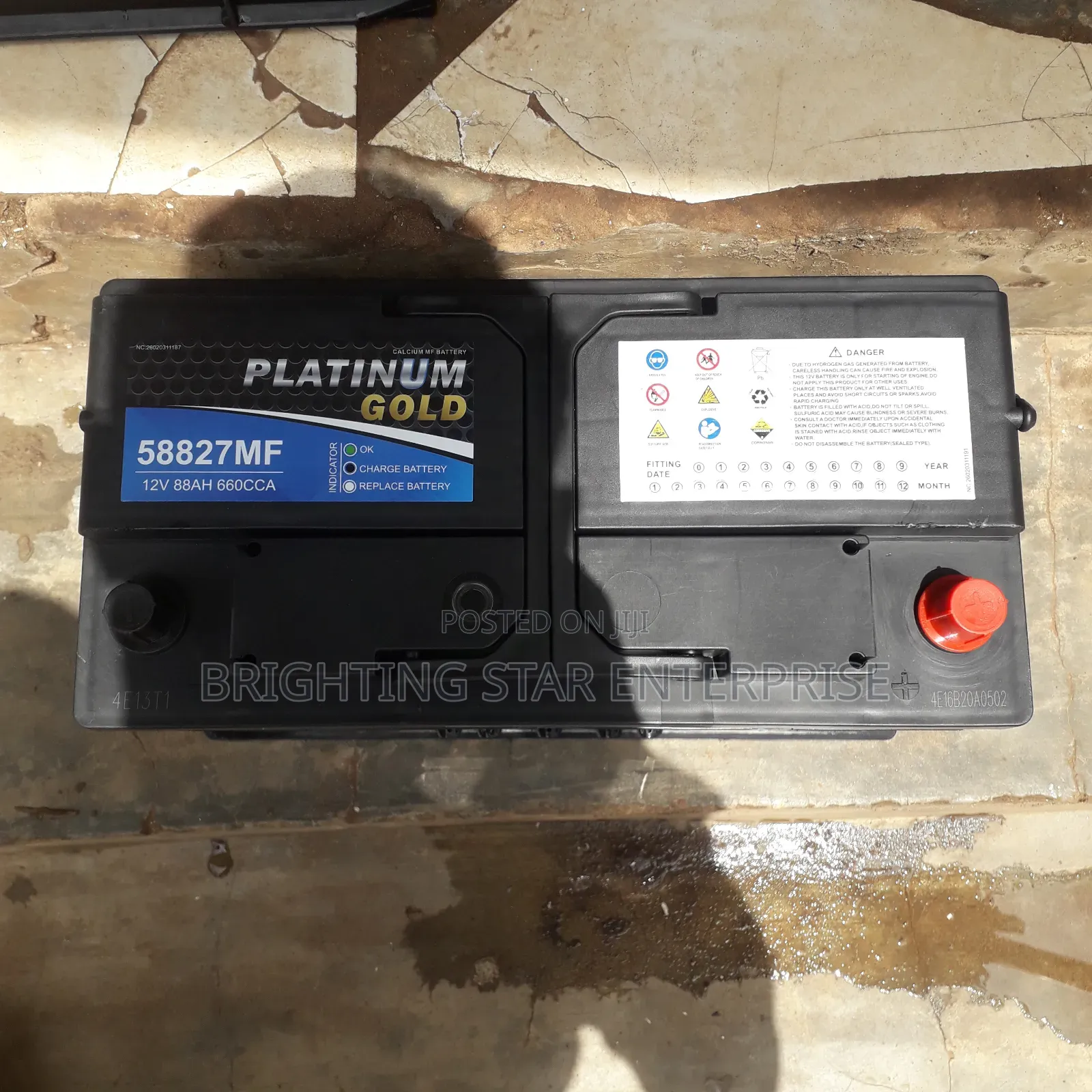 Platinum Gold Car Battery