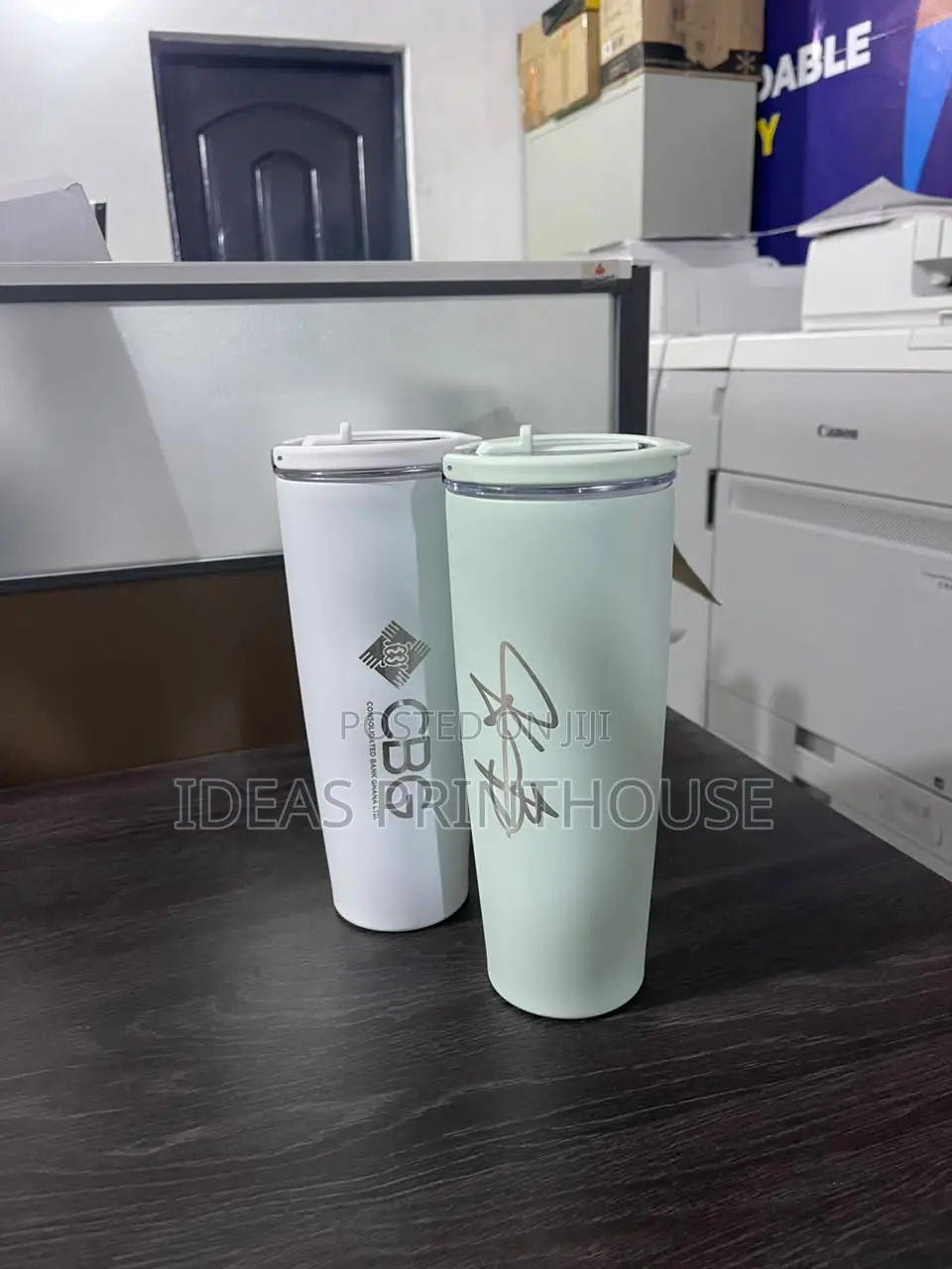 Branded Stainless Steel Tumbler With Lid