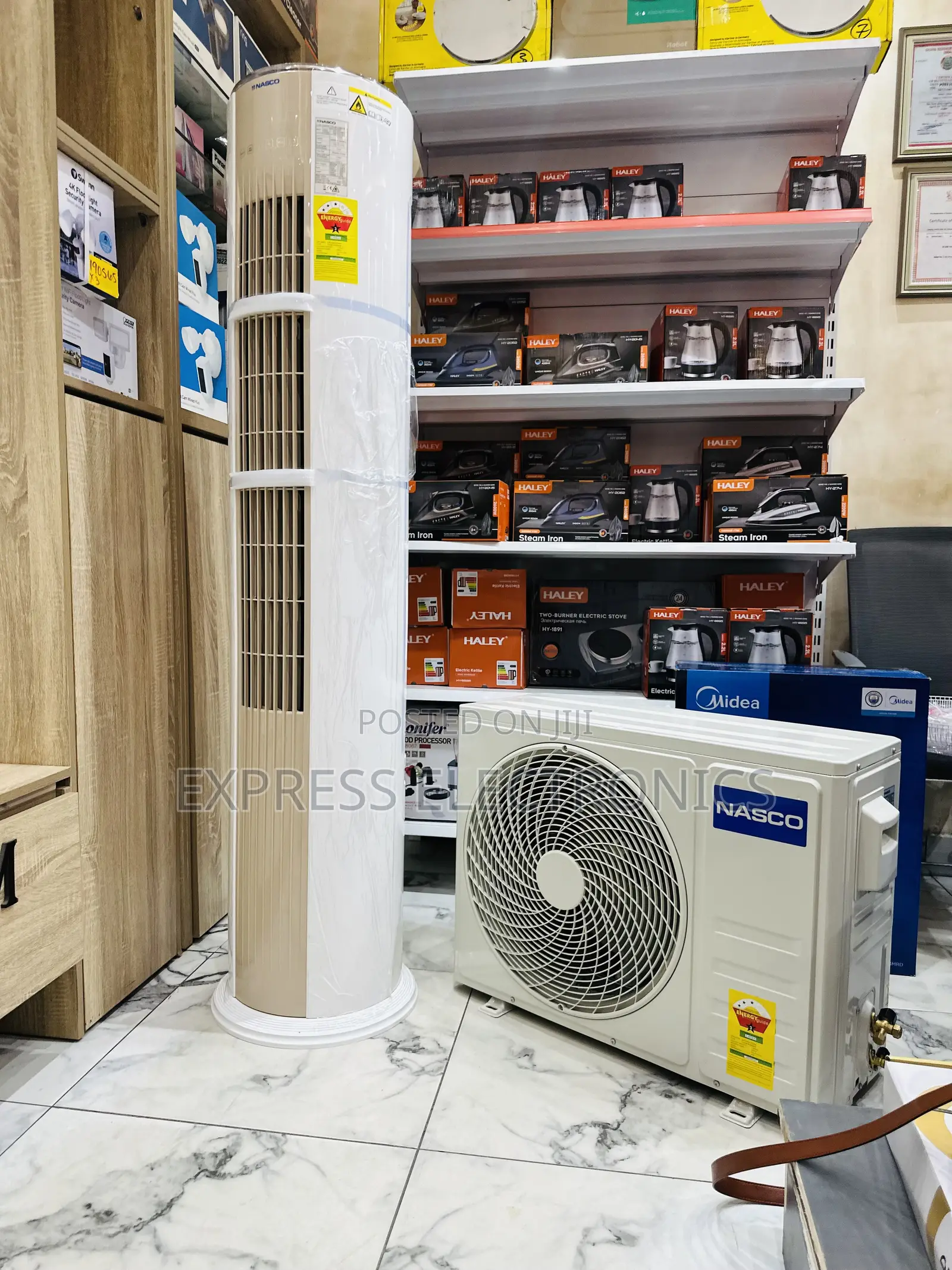 Nasco Floor Standing 2.0 Air Conditioner White