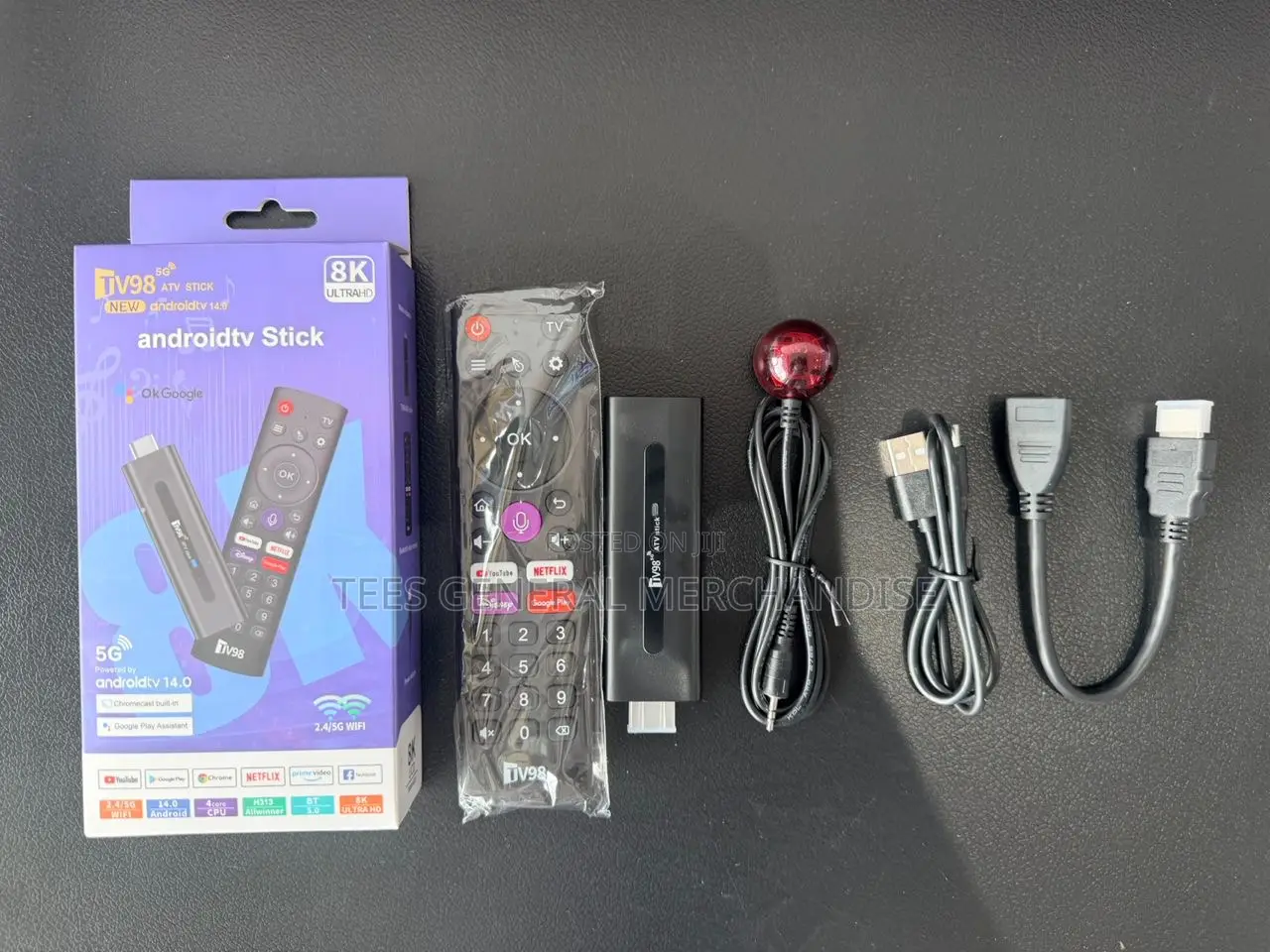Tv98 5g Android Tv Stick Ultra Hd
