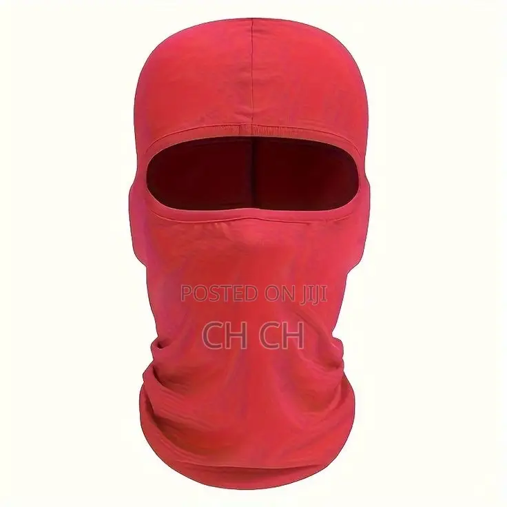 New Red Face Mask Balaclava Stretchy Ski Mask Wear