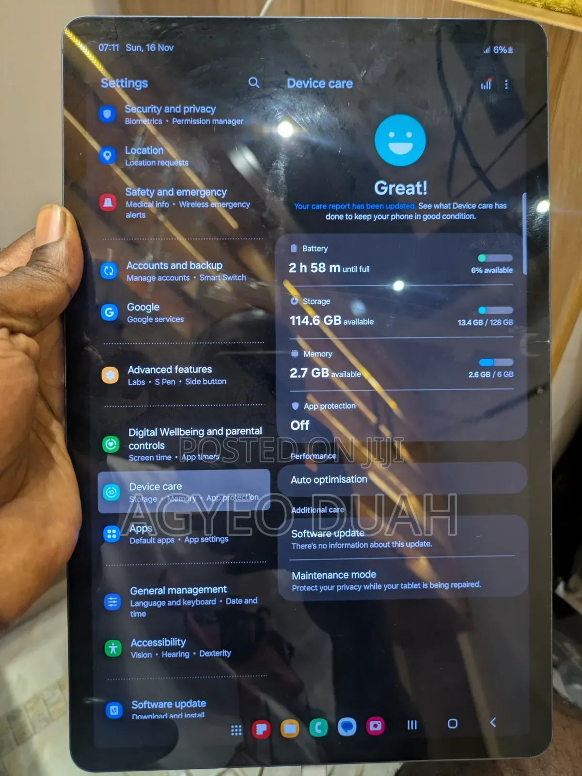 Samsung Galaxy Tab S7 FE 128 GB Blue