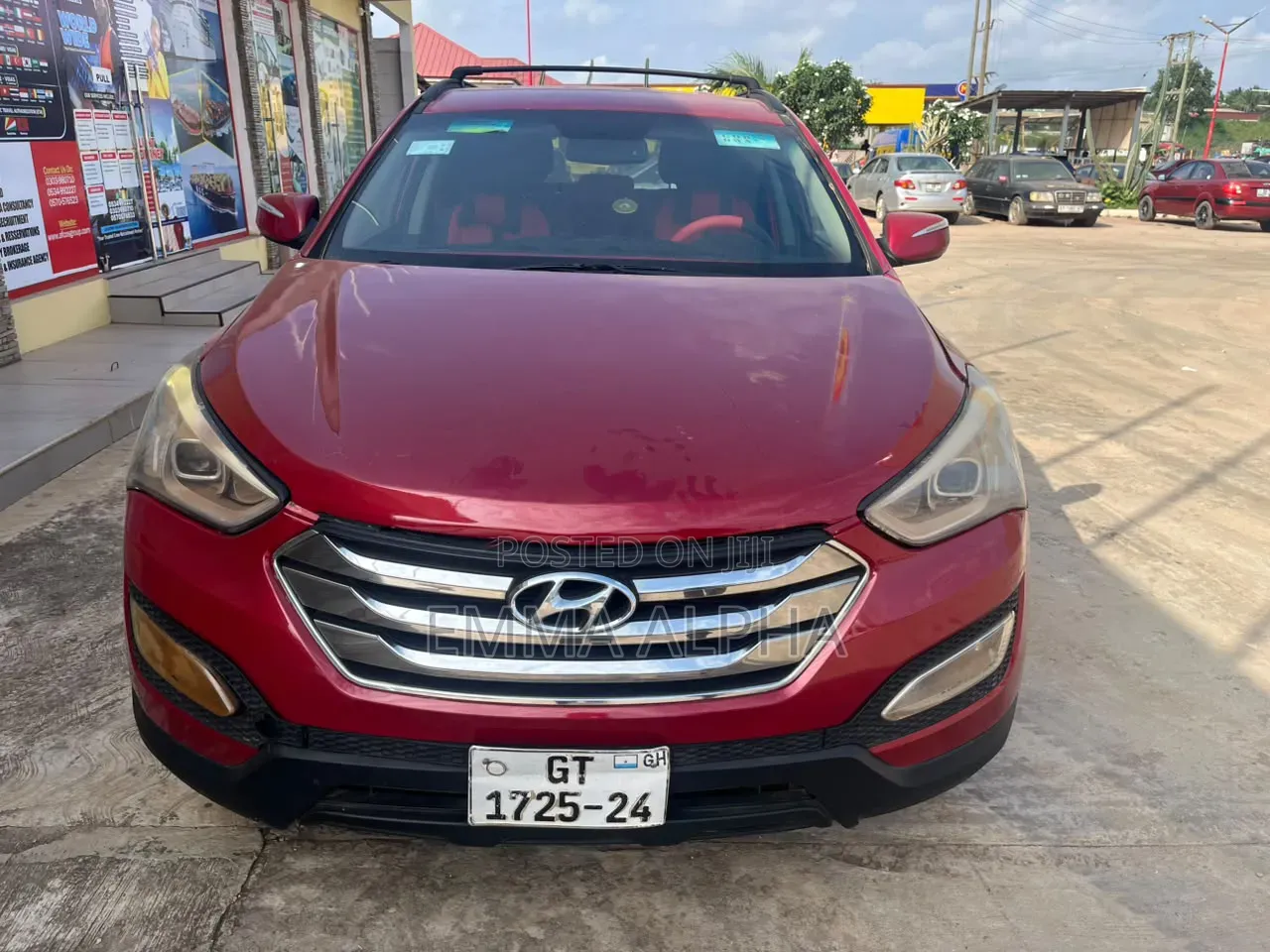 Hyundai Santa Fe 2014 Red