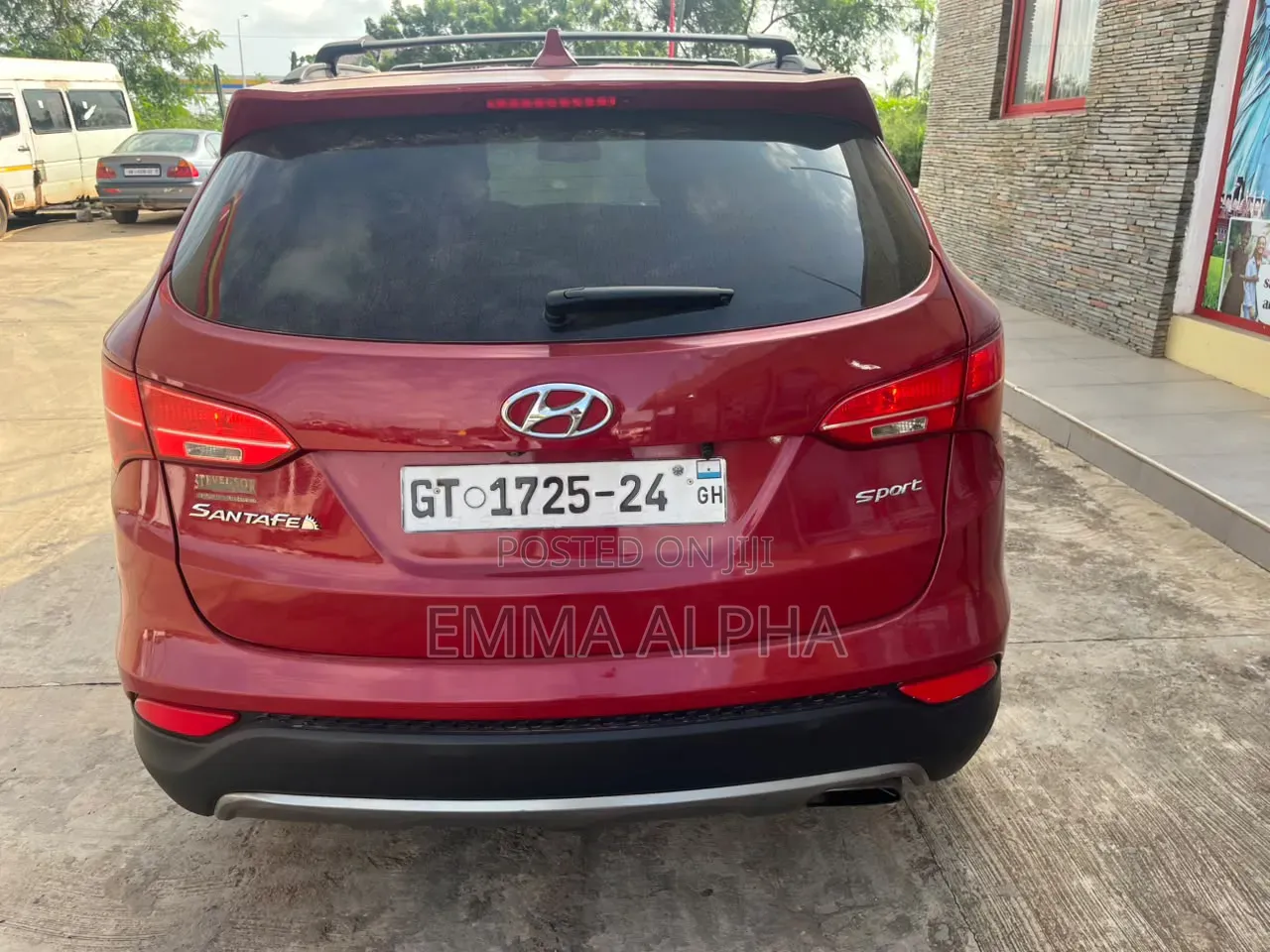 Hyundai Santa Fe 2014 Red