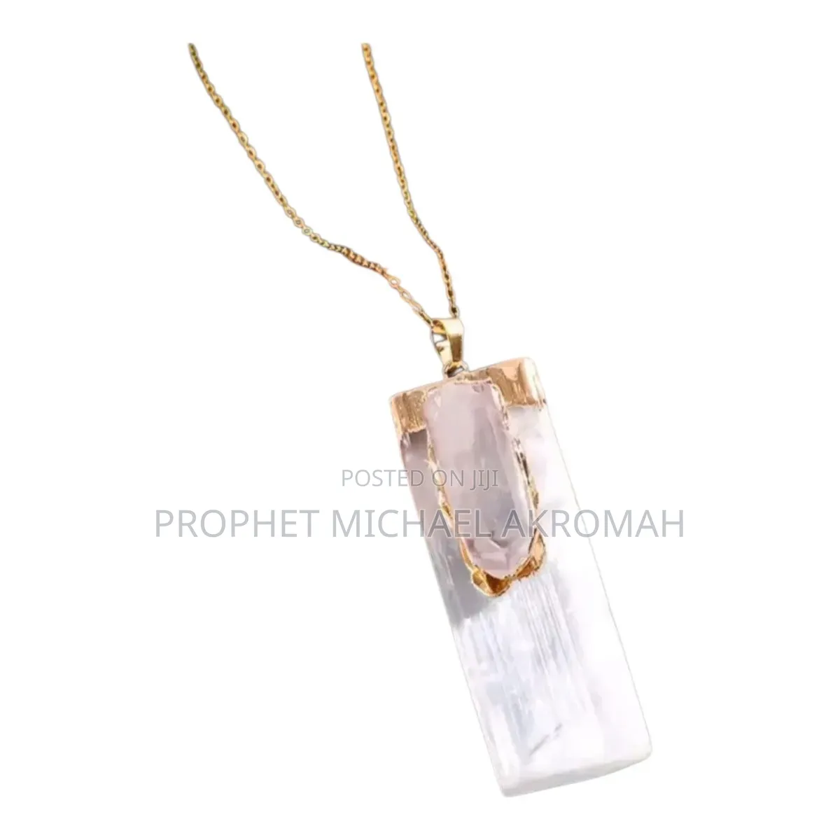 Raw Natural Crystal Point Pendant