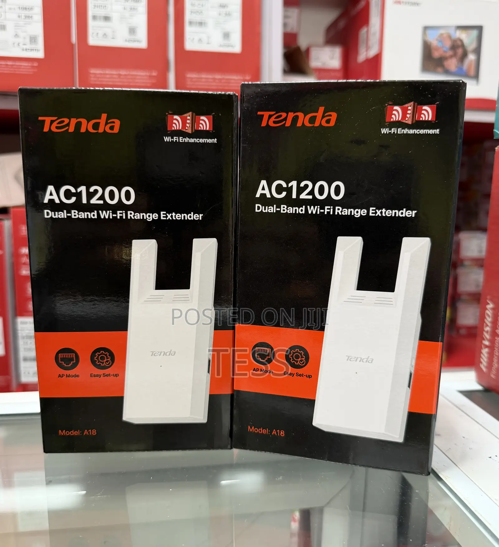 Tenda Wifi Range Extender Ac1200 Dual-Band A18 Advanced