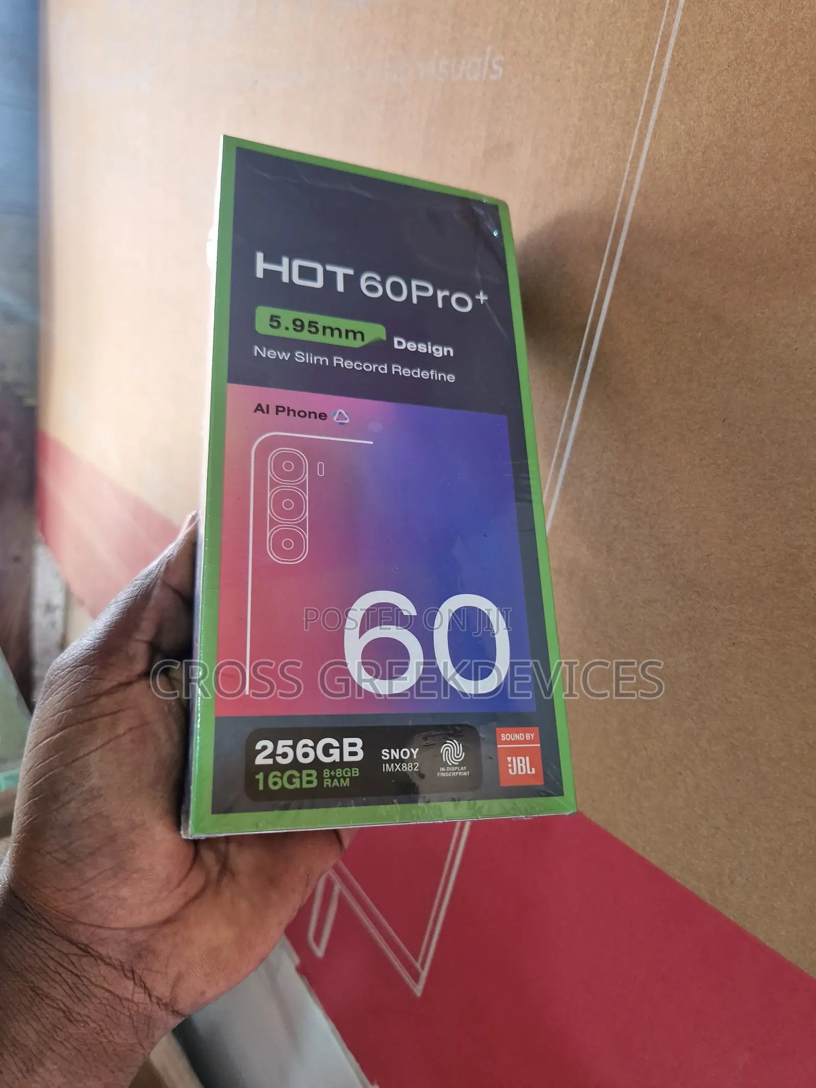 New Infinix Hot 60 Pro+ 256 GB Black