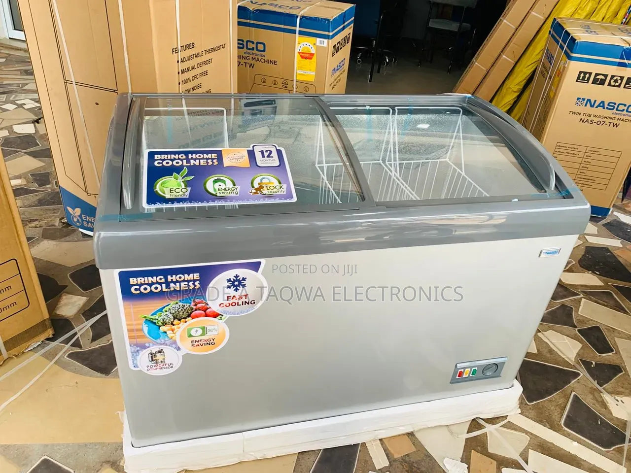 Place and Order the Nasco 239l Display Chest Freezer Now