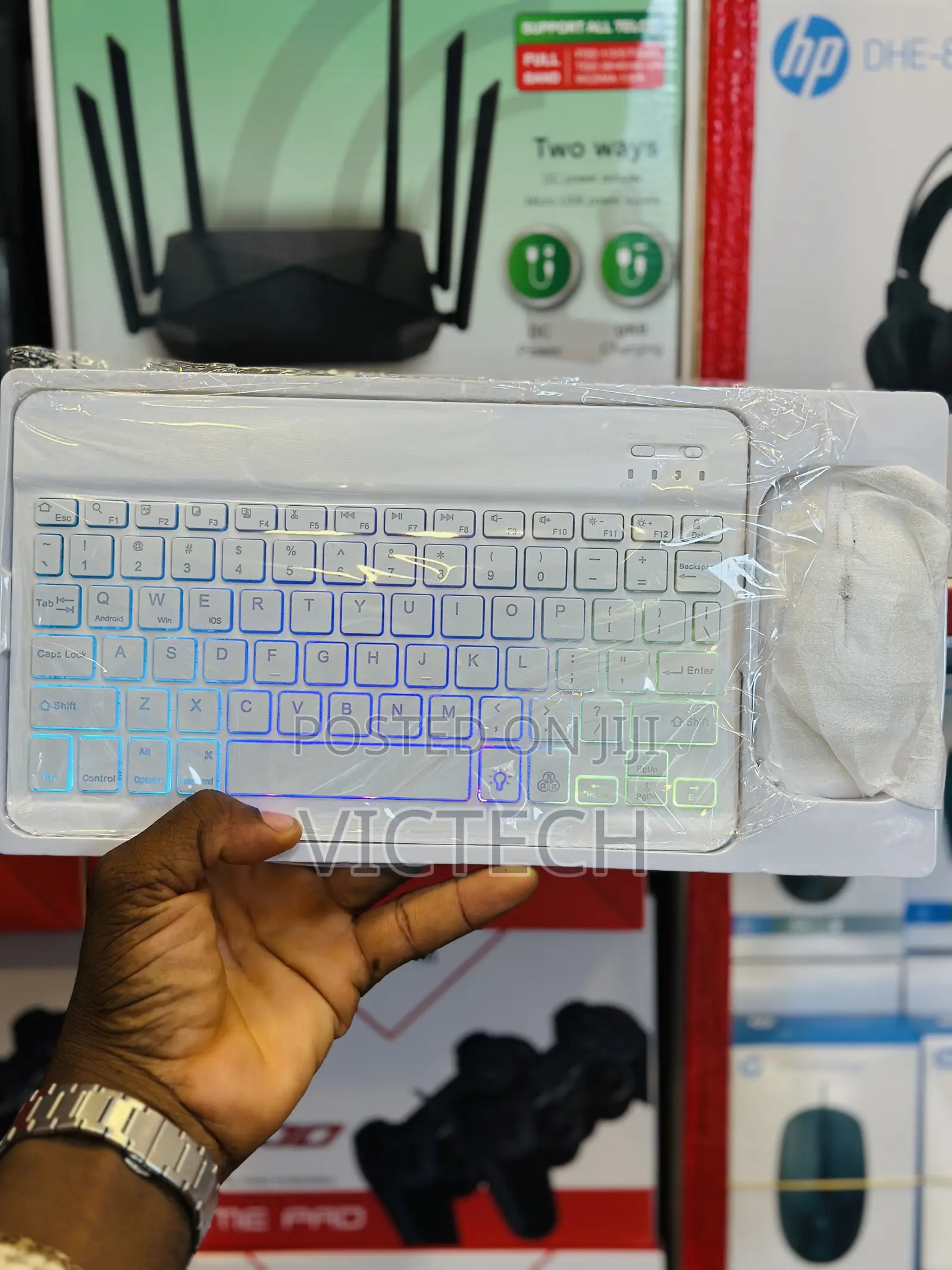 Wireless RGB Bluetooth Keyboard and Mouse
