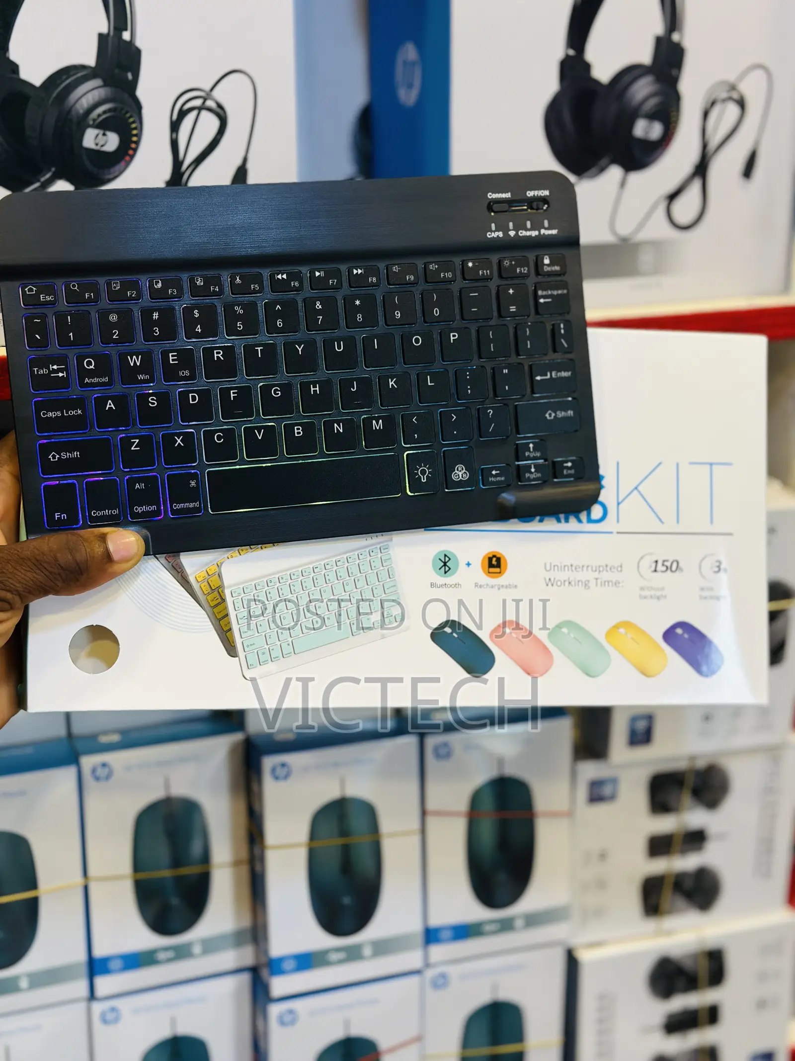 Wireless RGB Bluetooth Keyboard and Mouse