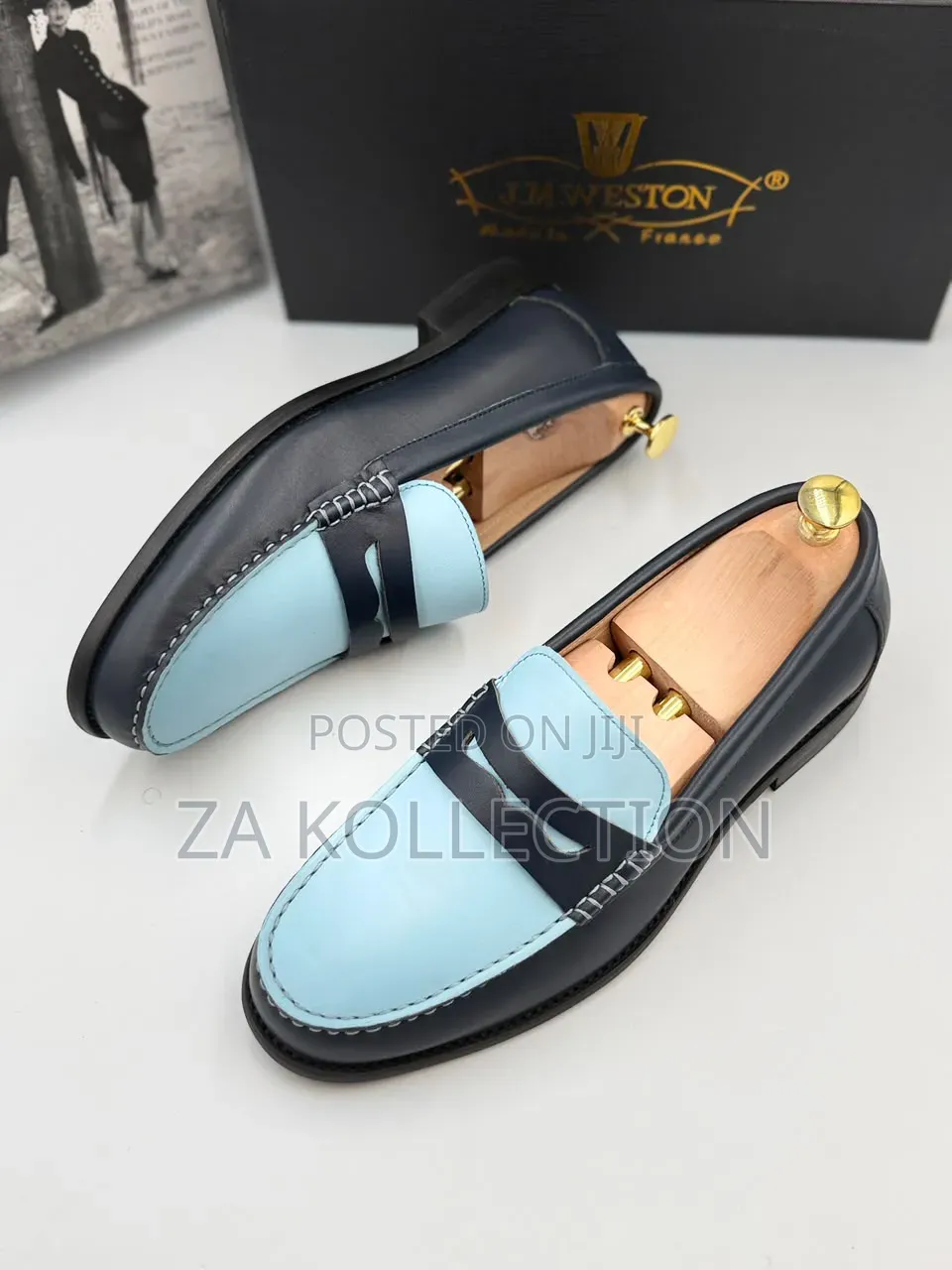 Mens Classic Blue Shoes