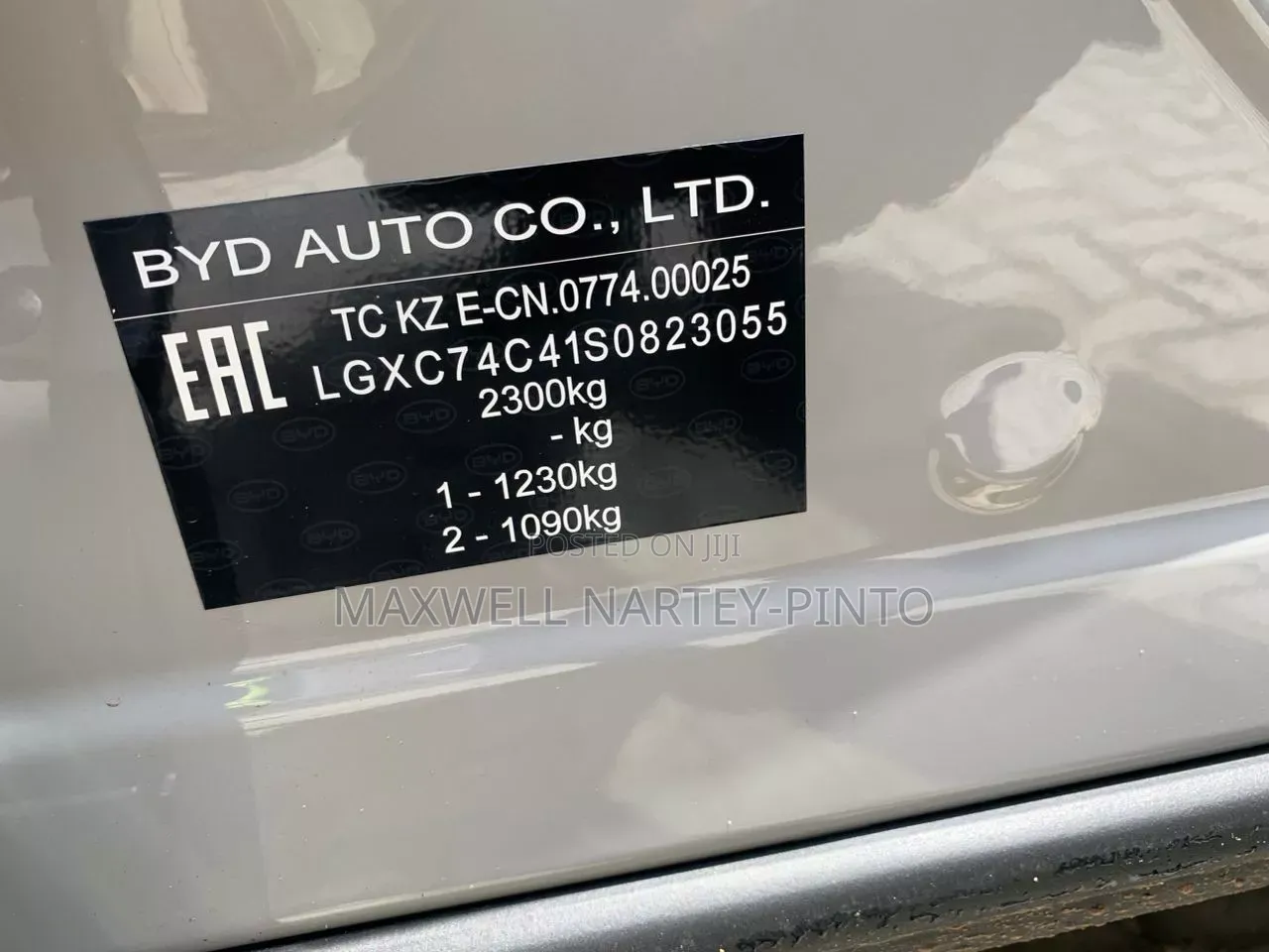 New BYD Song Plus DM-i 2025 Black