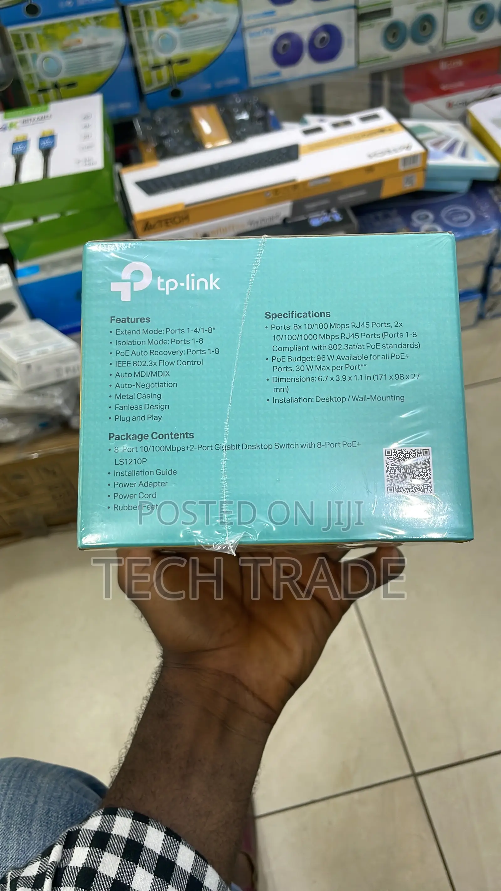 Tp Link 8in1 Network Switch + 2 Gigabyte Desktop Poe + Switch