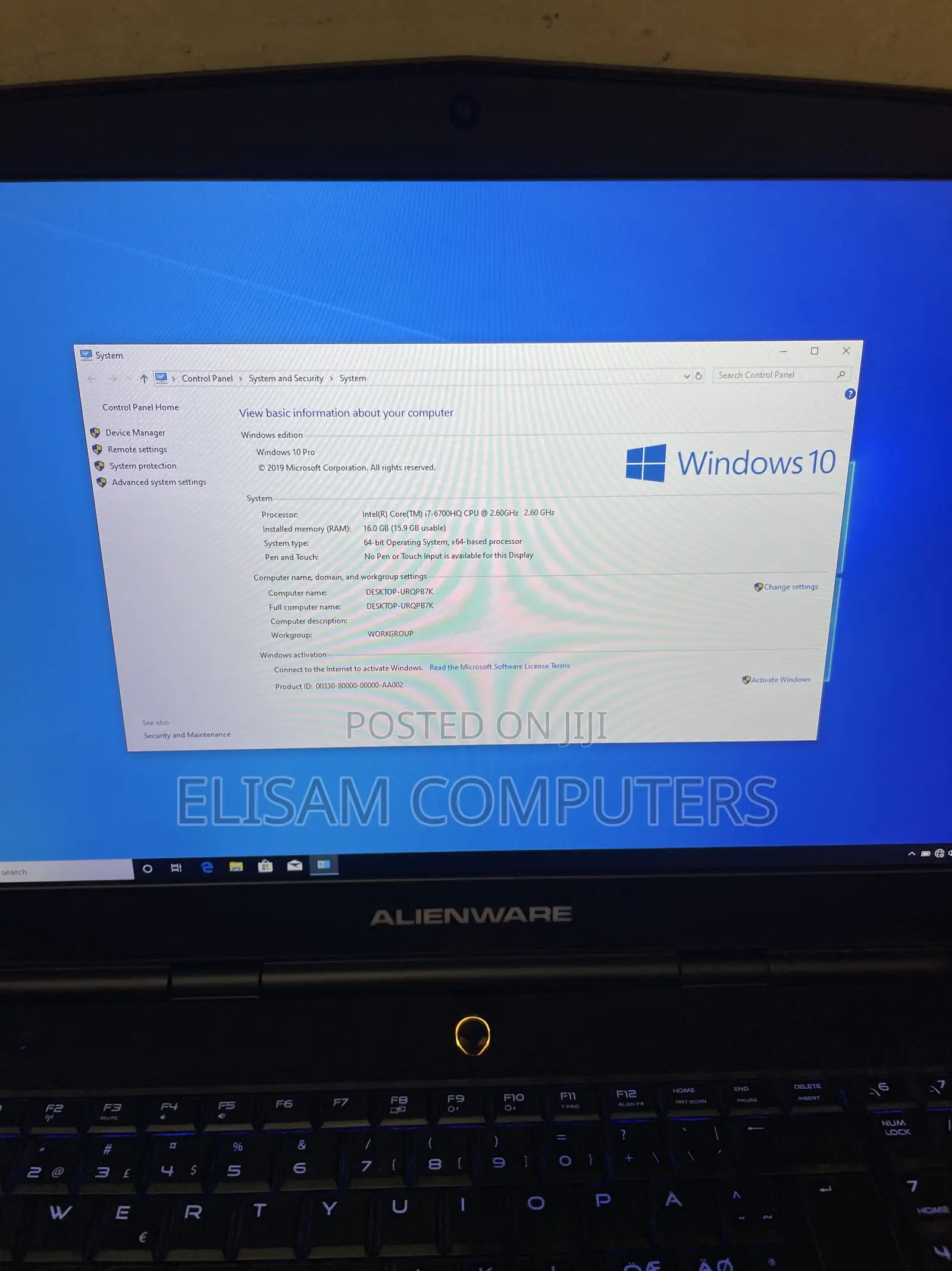 Laptop Alienware 17 R3 16GB Intel Core i7 HDD+SSD 128GB