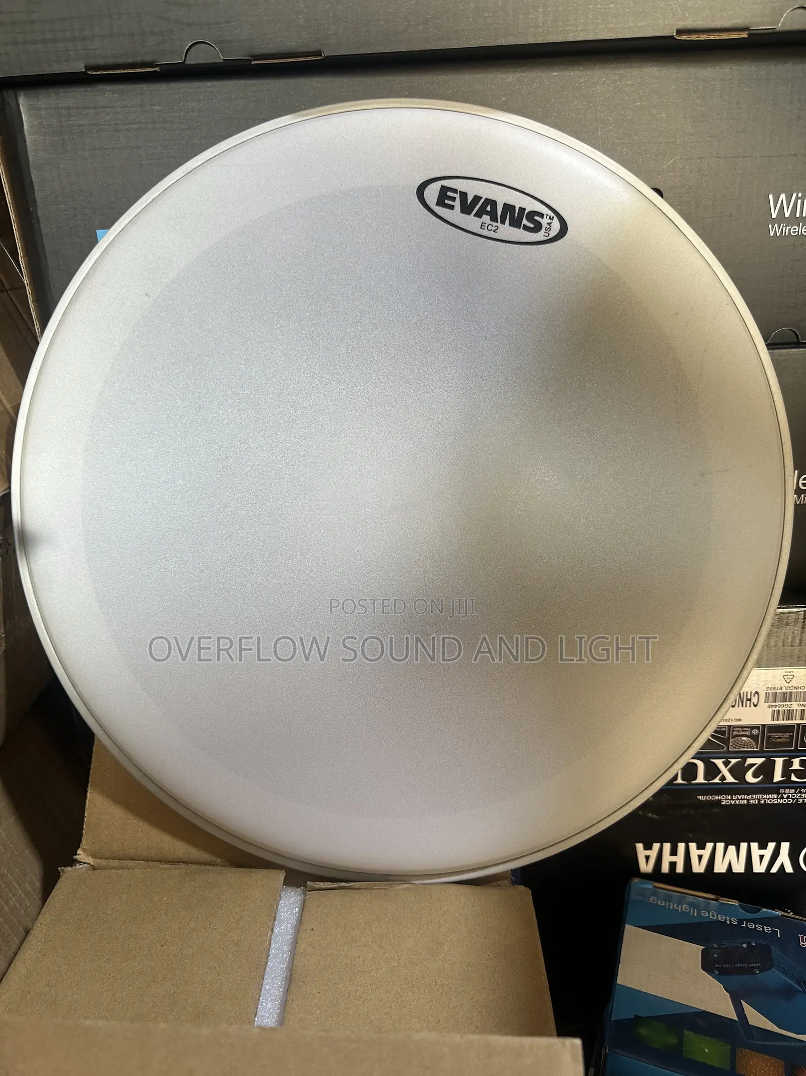 Evans Ec2 Coated 22-Inches Bass Drum Head[Front]