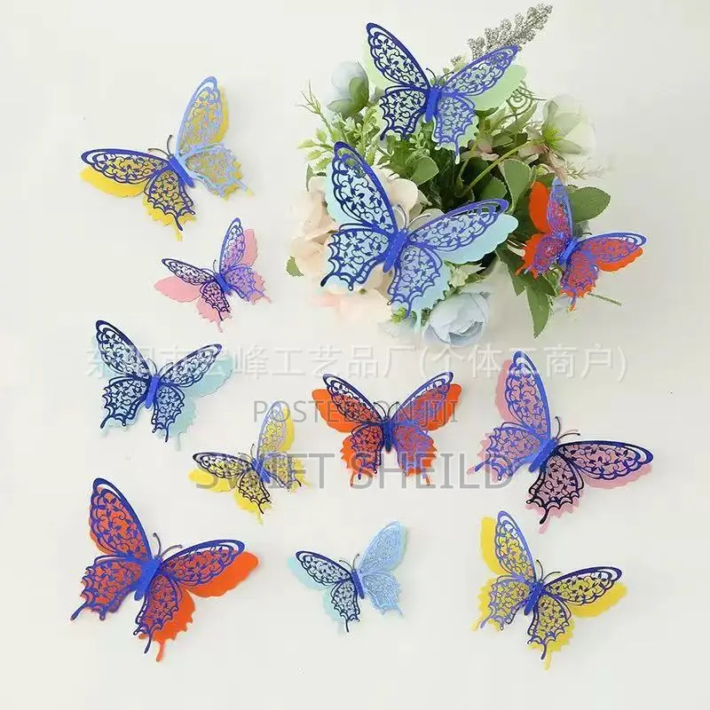12 Peice Double Wing Butterfly