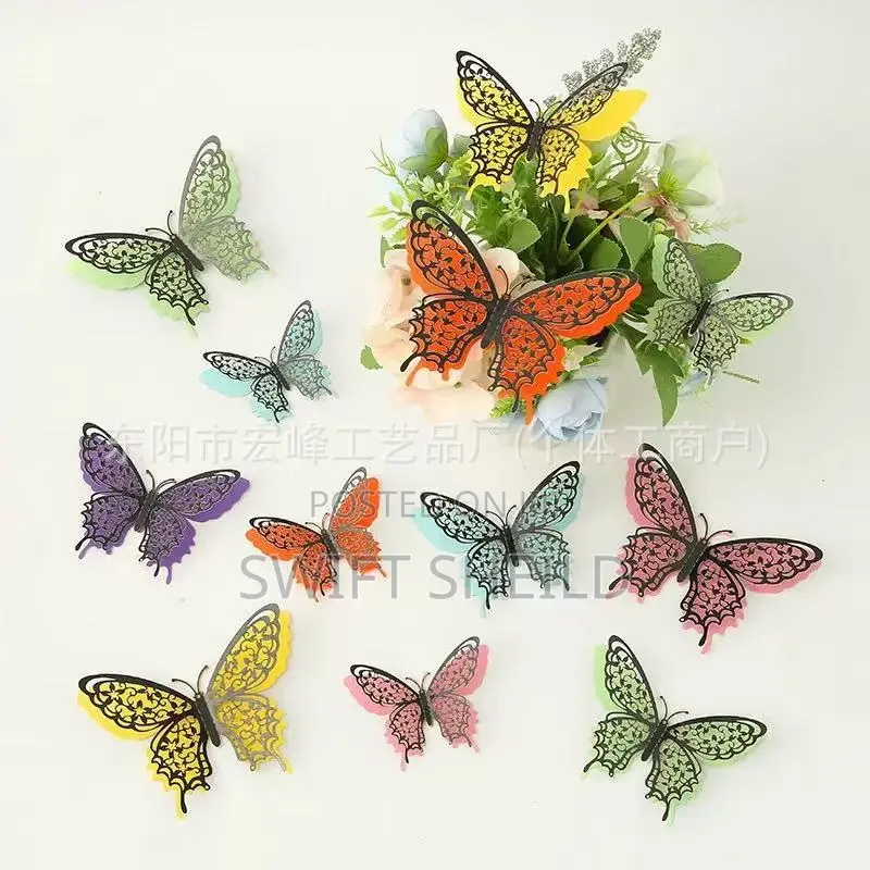 12 Peice Double Wing Butterfly