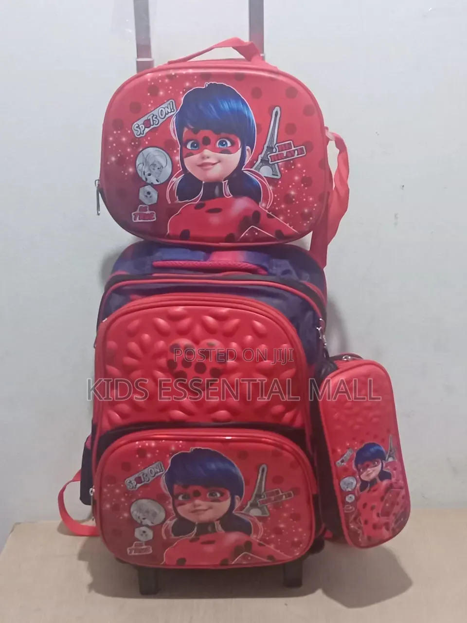 3 N1 Big Trolley School Bag For Kids