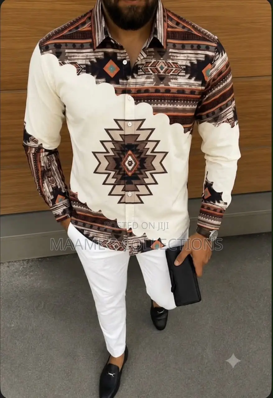 Trendy Long-Sleeve Shirt for Men