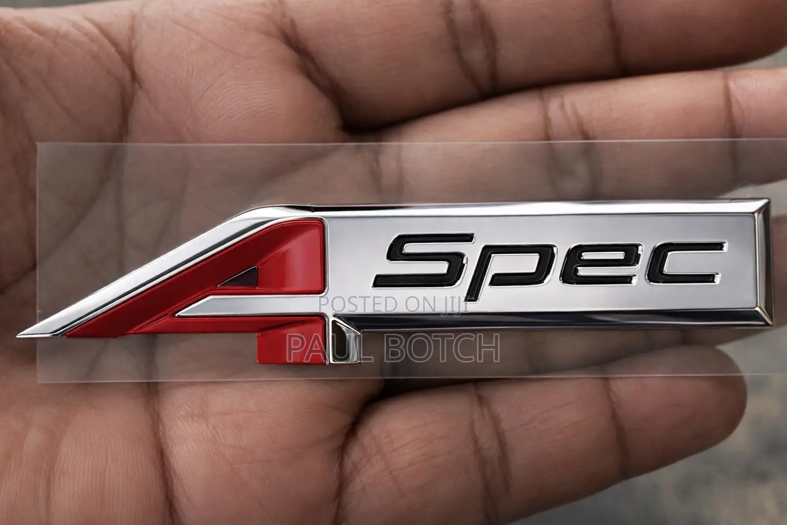 Acura a-Spec Emblem Badge