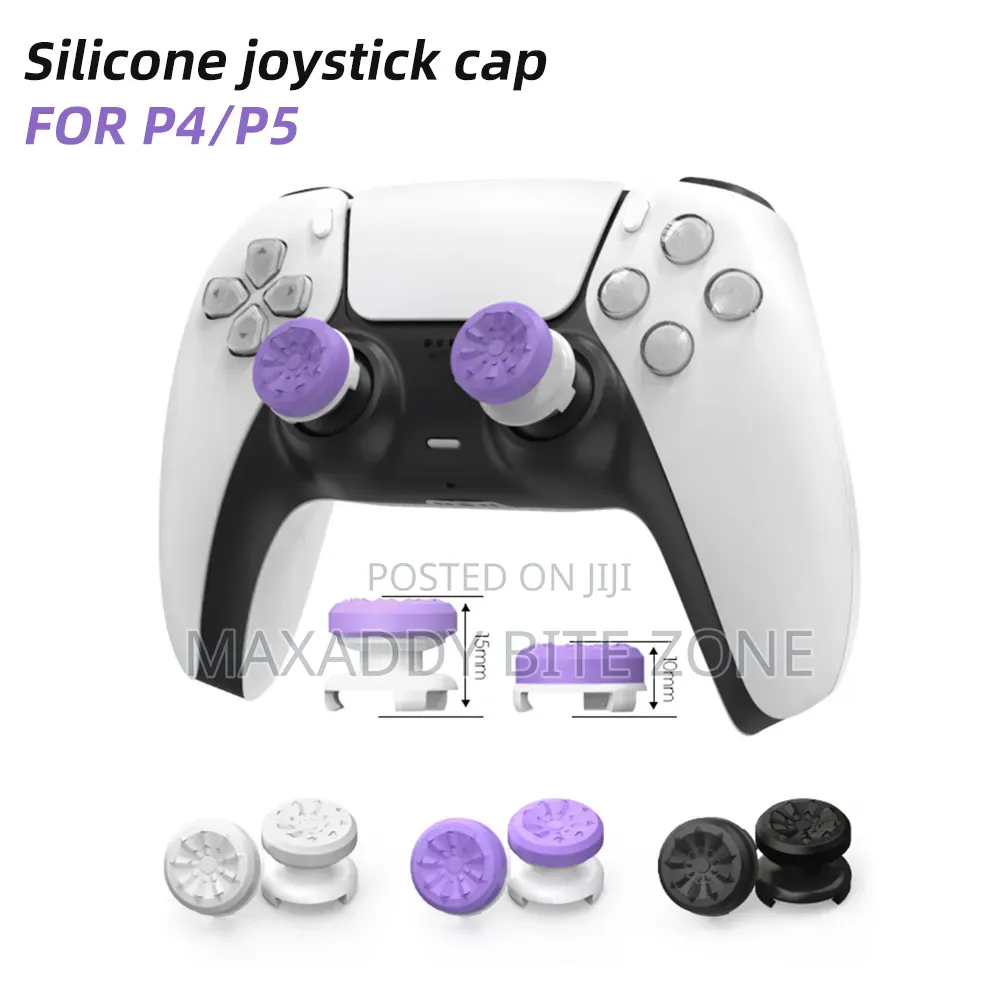 2pcs Silicone Thumb Grip for P5/ P4, for P5 Joystick Booster Caps,