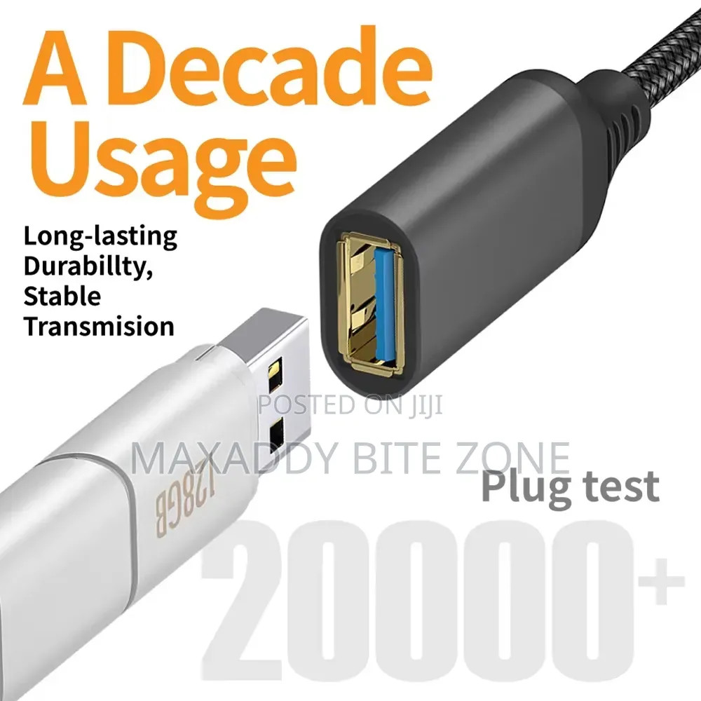 Laihonen Nylon Braided Usb 3.0 Male To Female High Speed Transmission