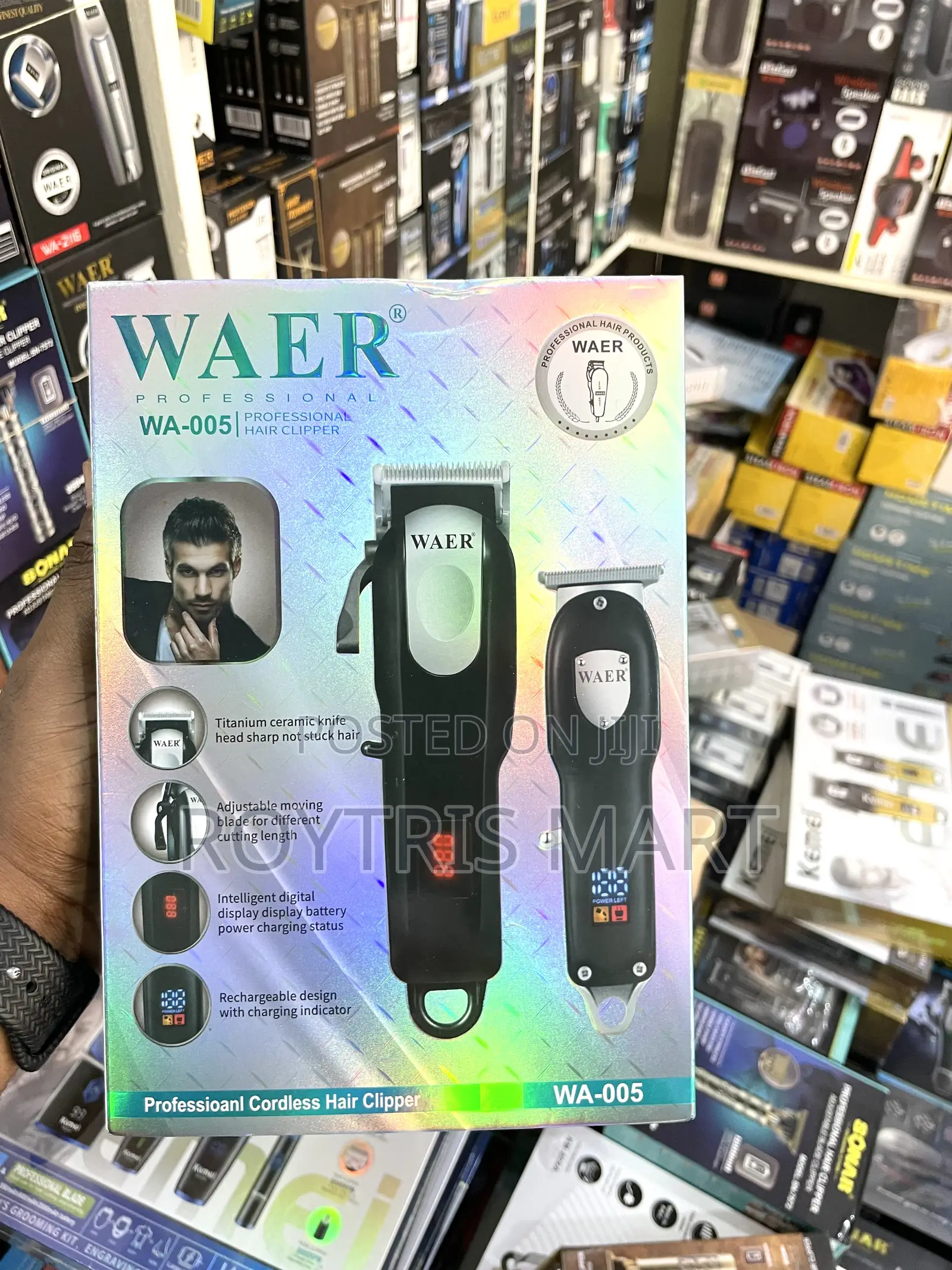 Waer Professional Wa-005 Cordless Hair Clipper Set