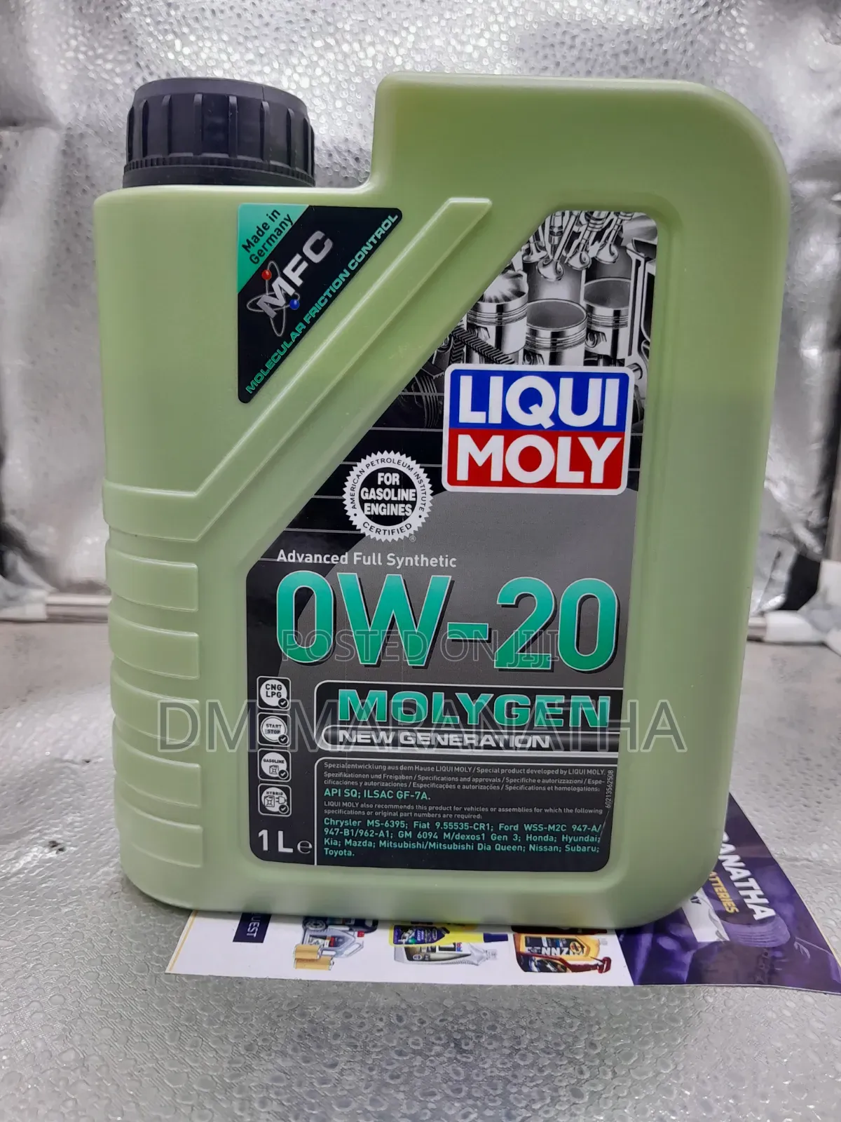 Ow20 Liqui Moly Synthetic Engine Oil