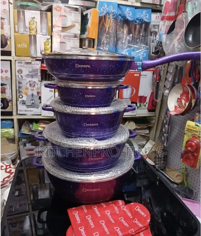 10pcs Granite Non Stick Cookware
