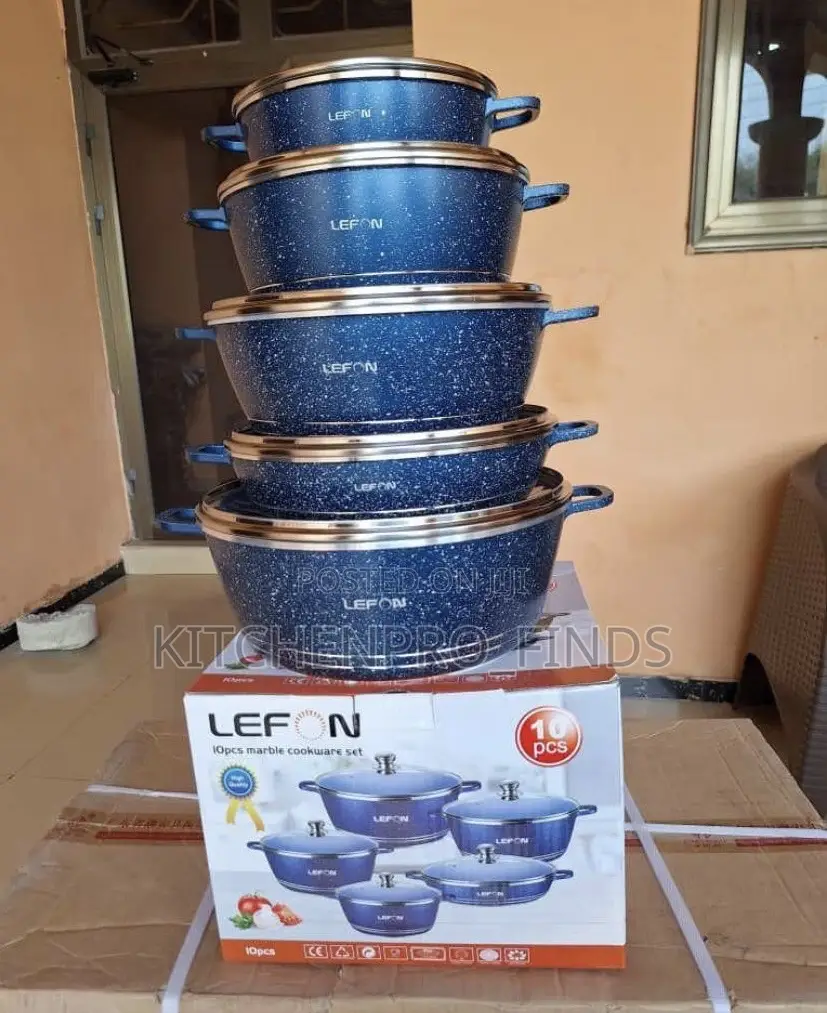 10pcs Granite Non Stick Cookware