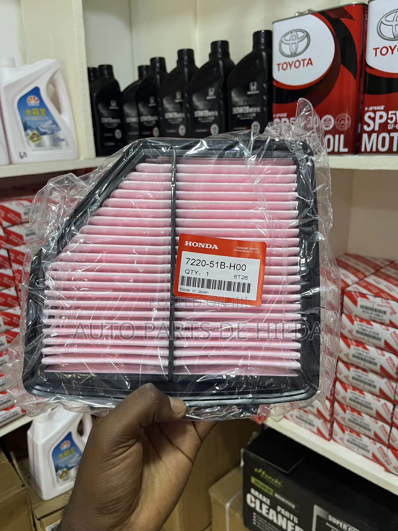 Honda Genuine Air Filter Element – Part No. 7220-51b-H00 for Honda Fit