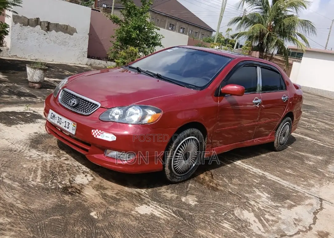 Toyota Corolla S 2007 Red